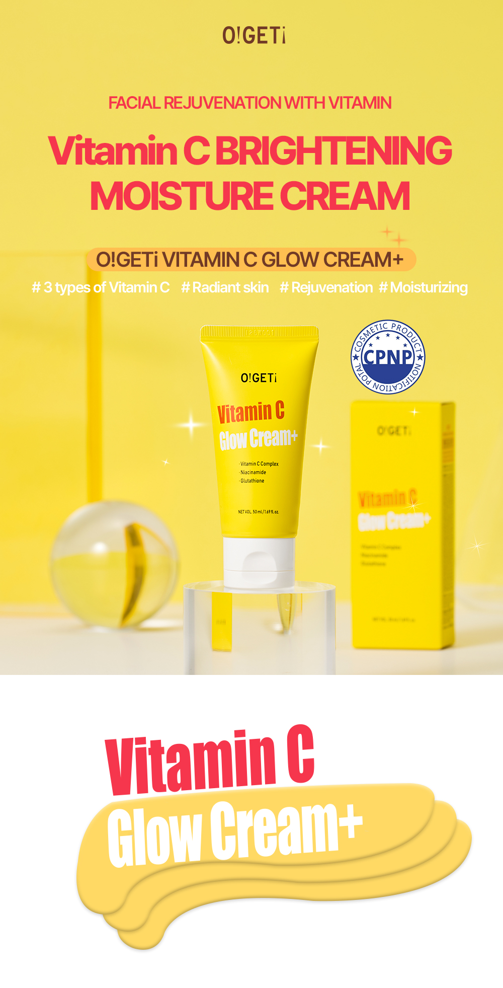 O!GETi Vitamin C Glow Cream Plus