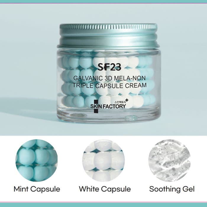 SKIN FACTORY SF23 Energy Galvanic Mela x 3D Capsule Cream
