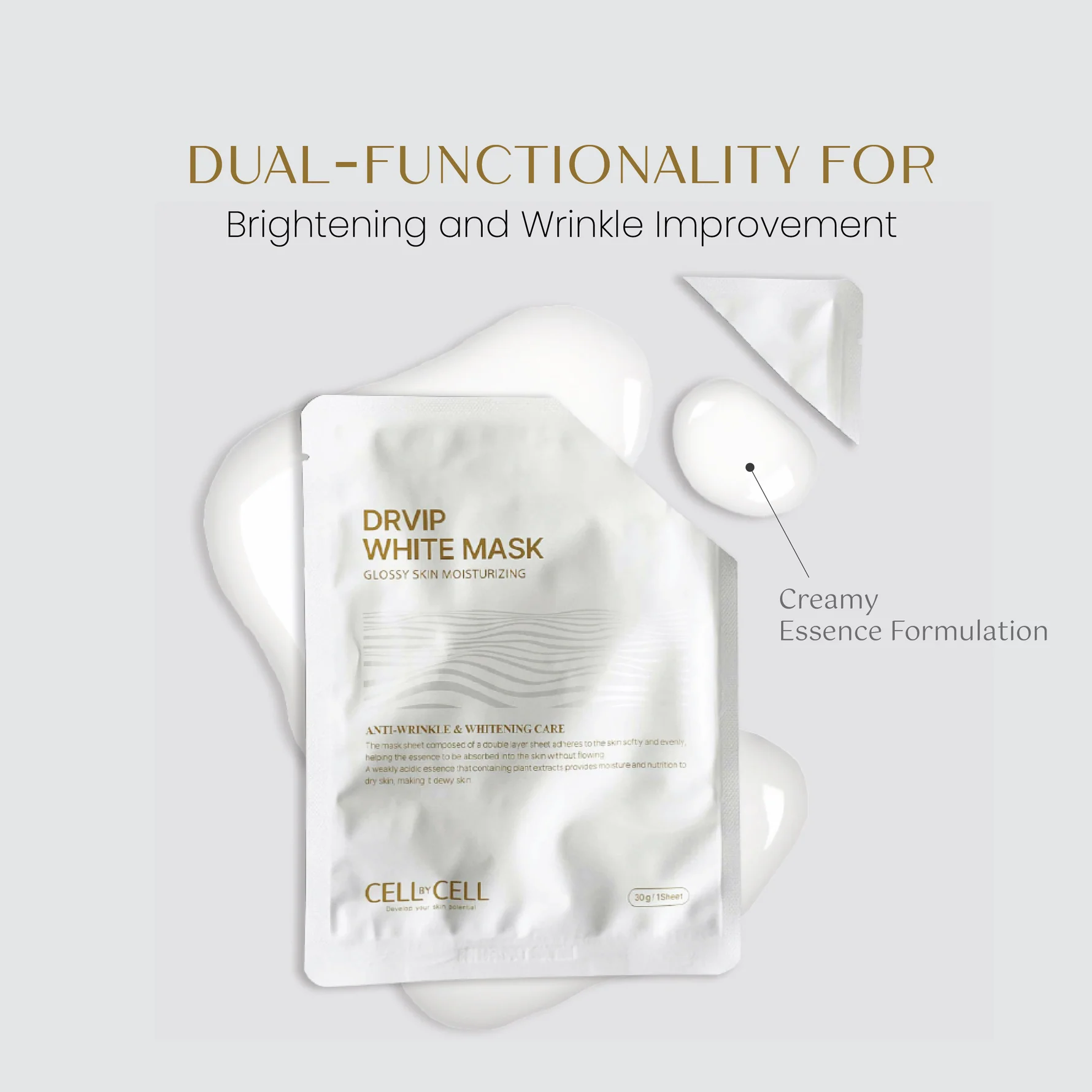 DRVIP White Mask