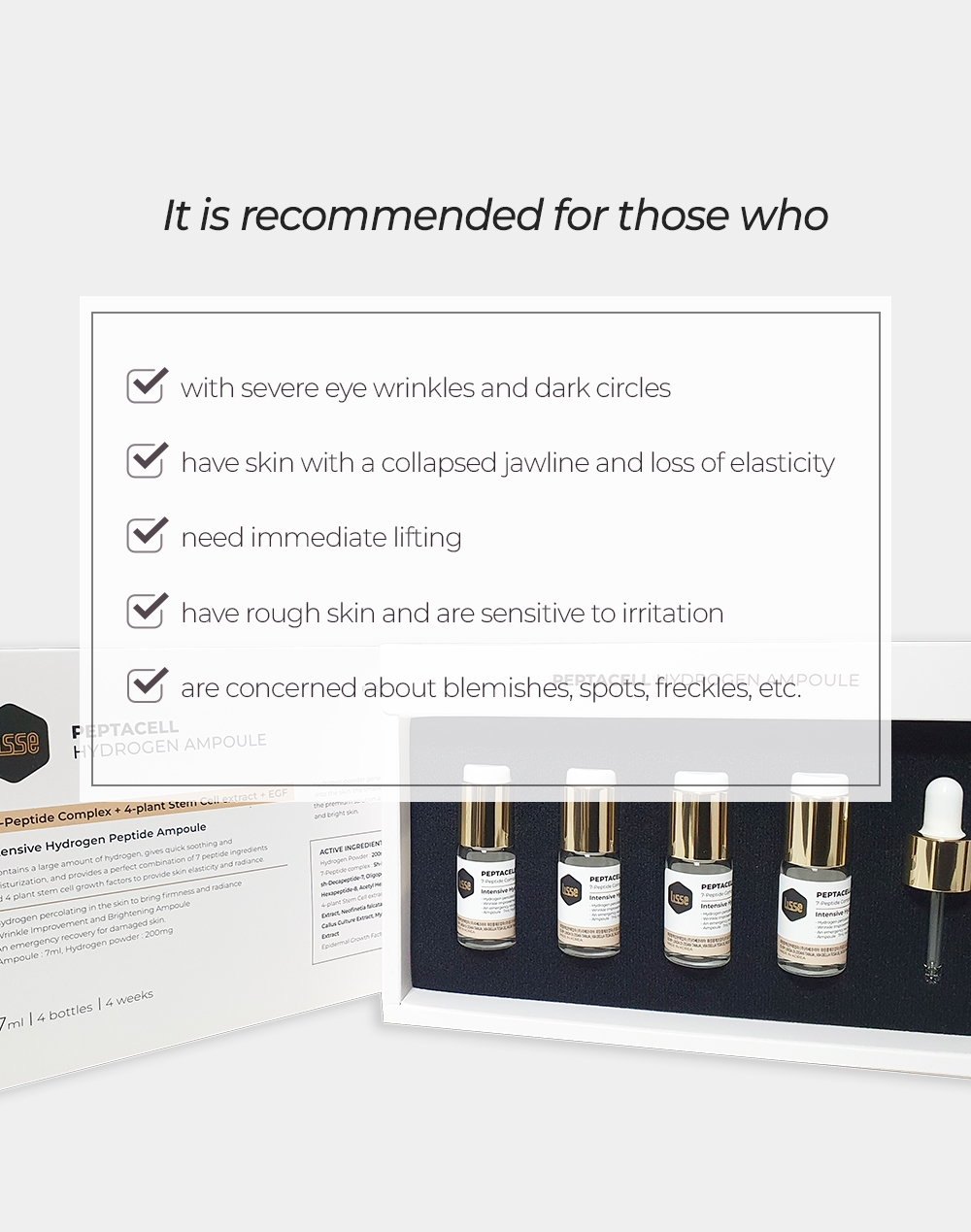 Lisse Peptacell Hydrogen Ampoule