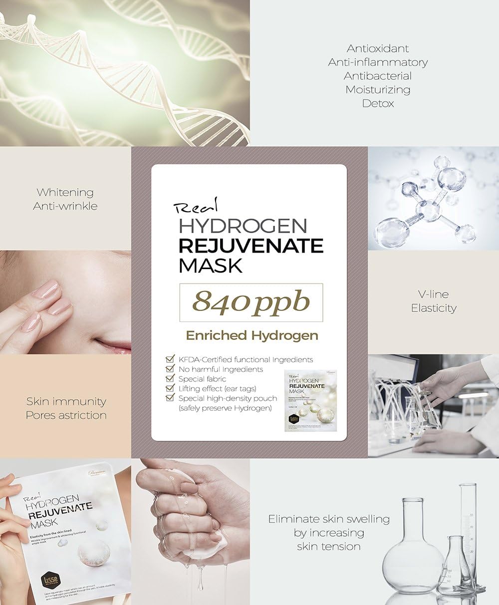 Lisse Real Hydrogen Rejuvenate Mask (Pack of 1 Mask)