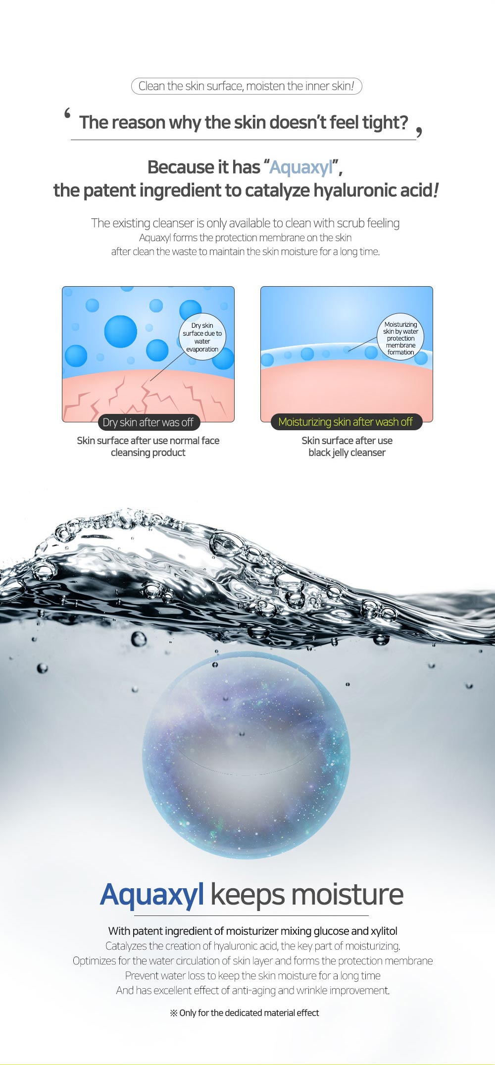 Lisse Real Hydrogen Black Jelly Hot Cleanser