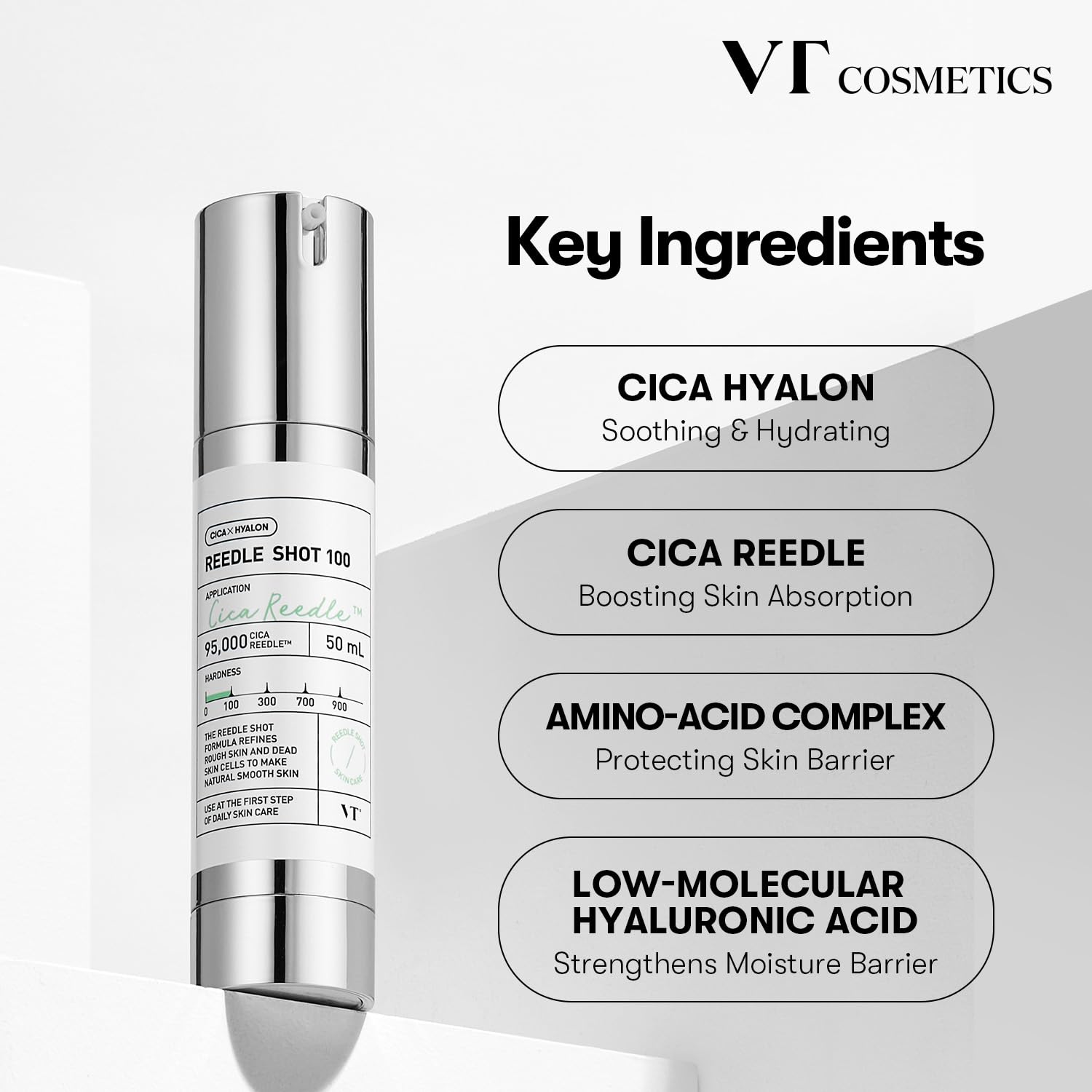 VT Cosmetics Reedle Shot 100 Essence 50ml | K-Beauty Skincare