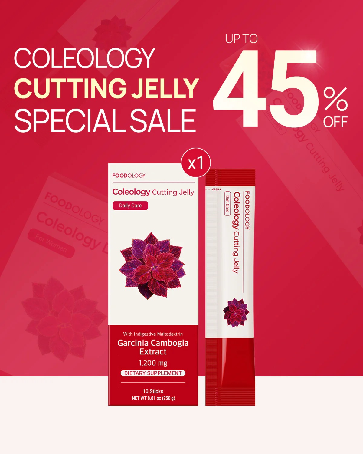 FOODOLOGY Coleology Cutting Jelly 10 Sticks