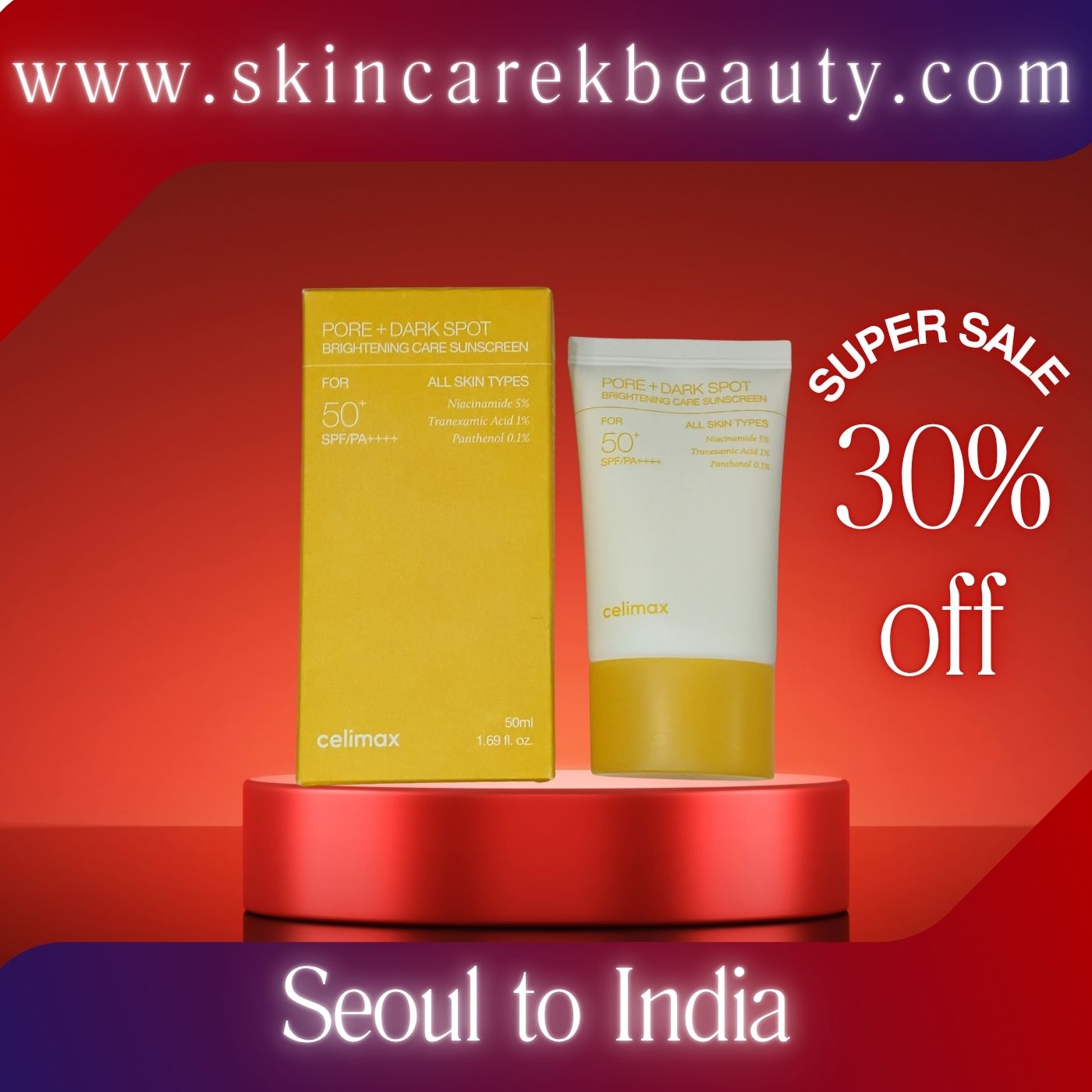 celimax Pore+Dark Spot Brightening Care Sunscreen 50ml