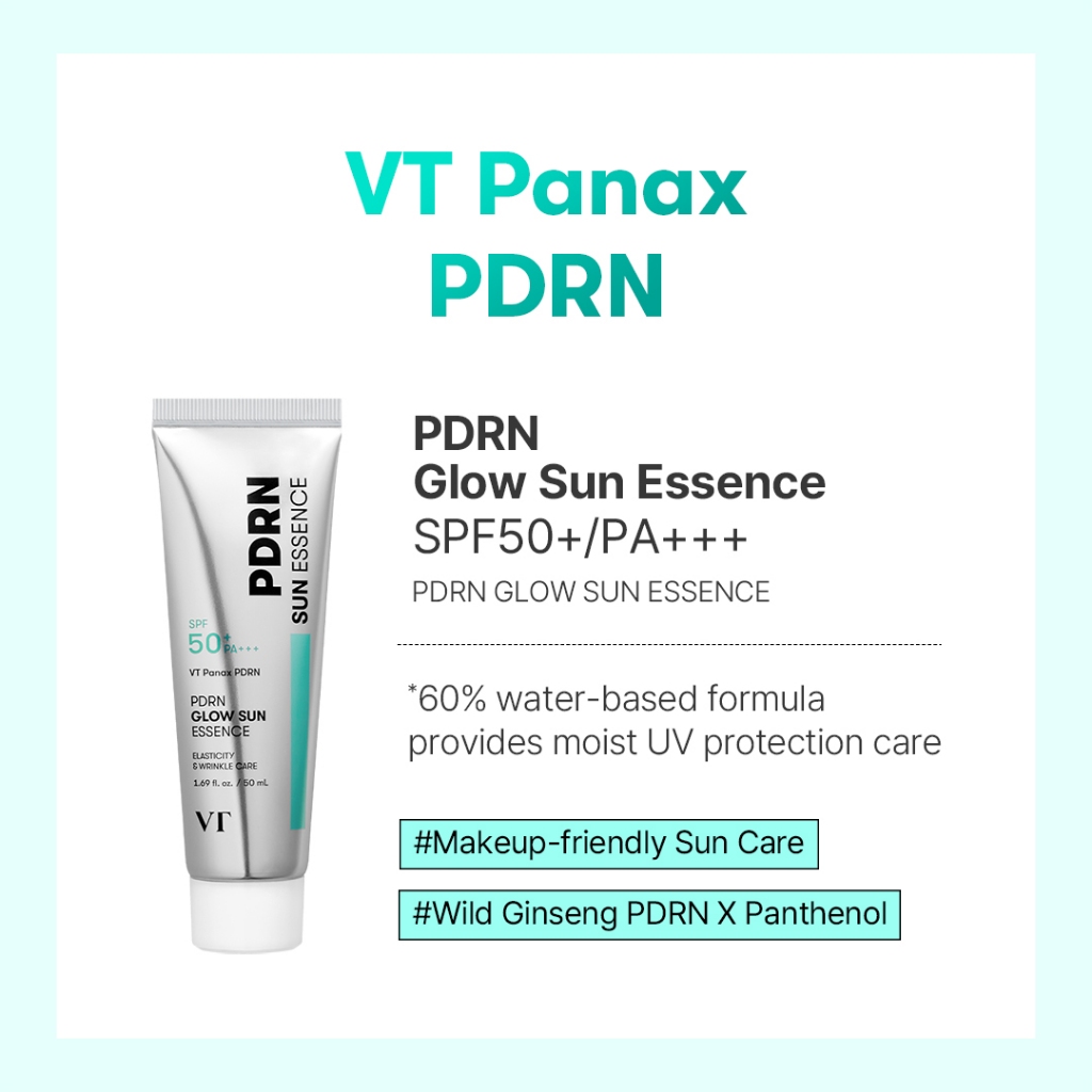 VT PDRN Glow Sun Essence SPF50+ PA++++ 50ml