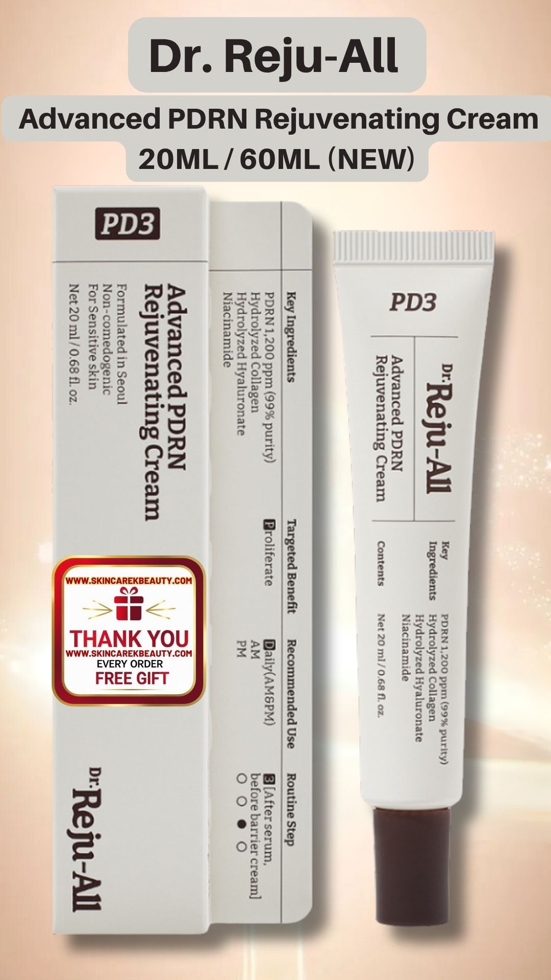 REJUALL Advanced PDRN Repair Cream 20g