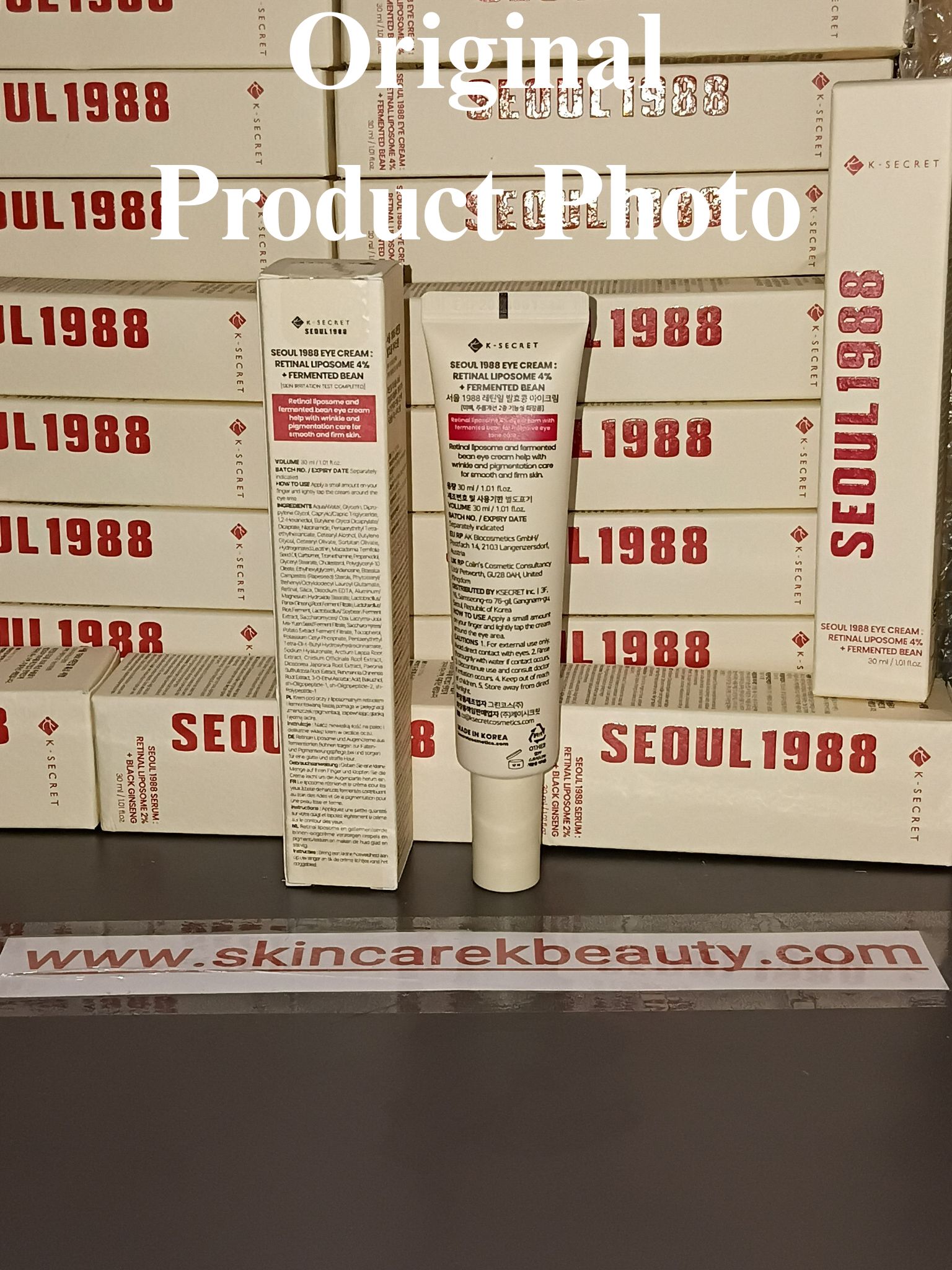 SEOUL 1988 Eye Cream Liposome Retinal 4% + Fermented Soybeans