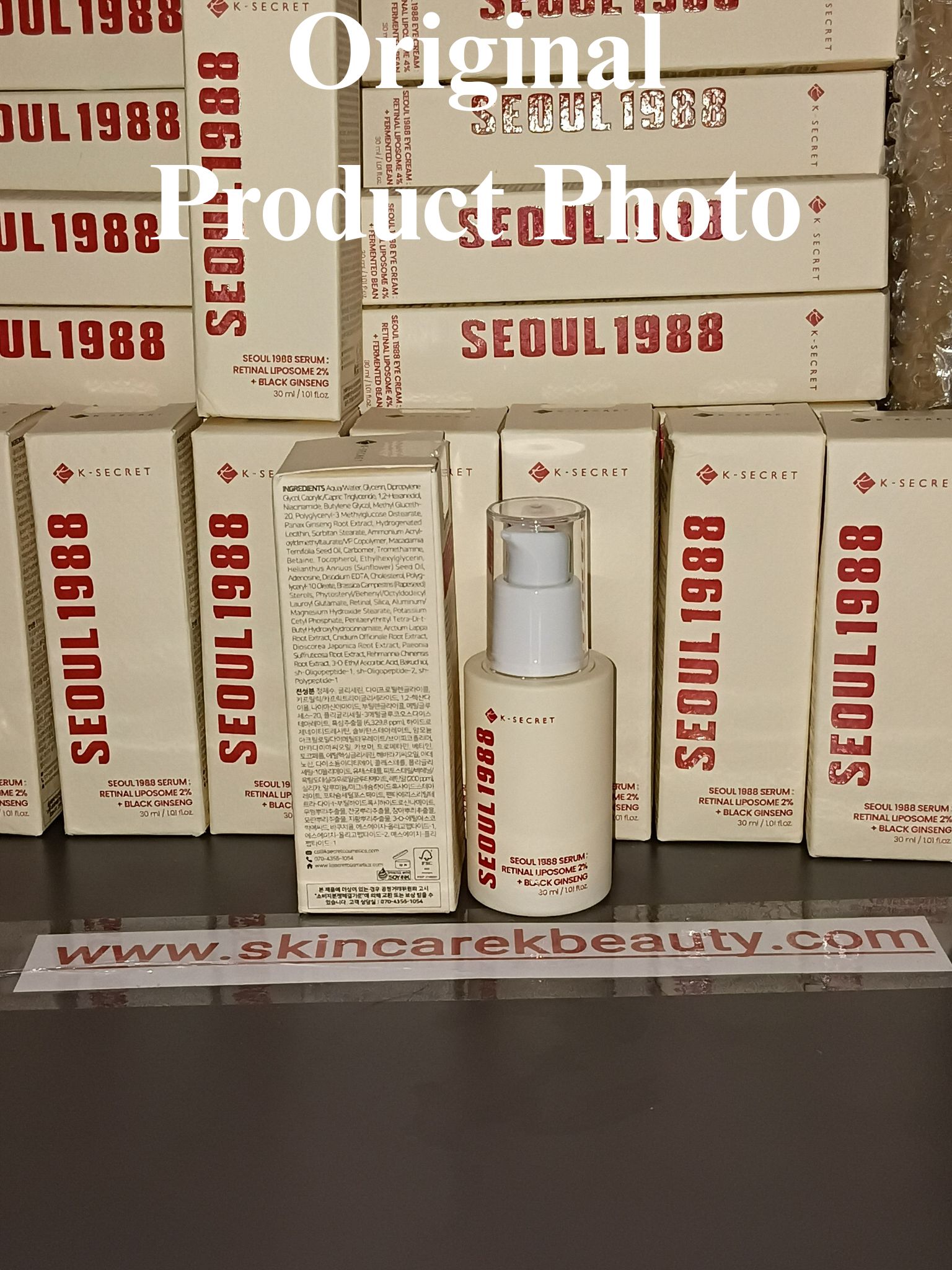 KSECRET SEOUL 1988 Serum Retinal Liposome 2% + Black Ginseng