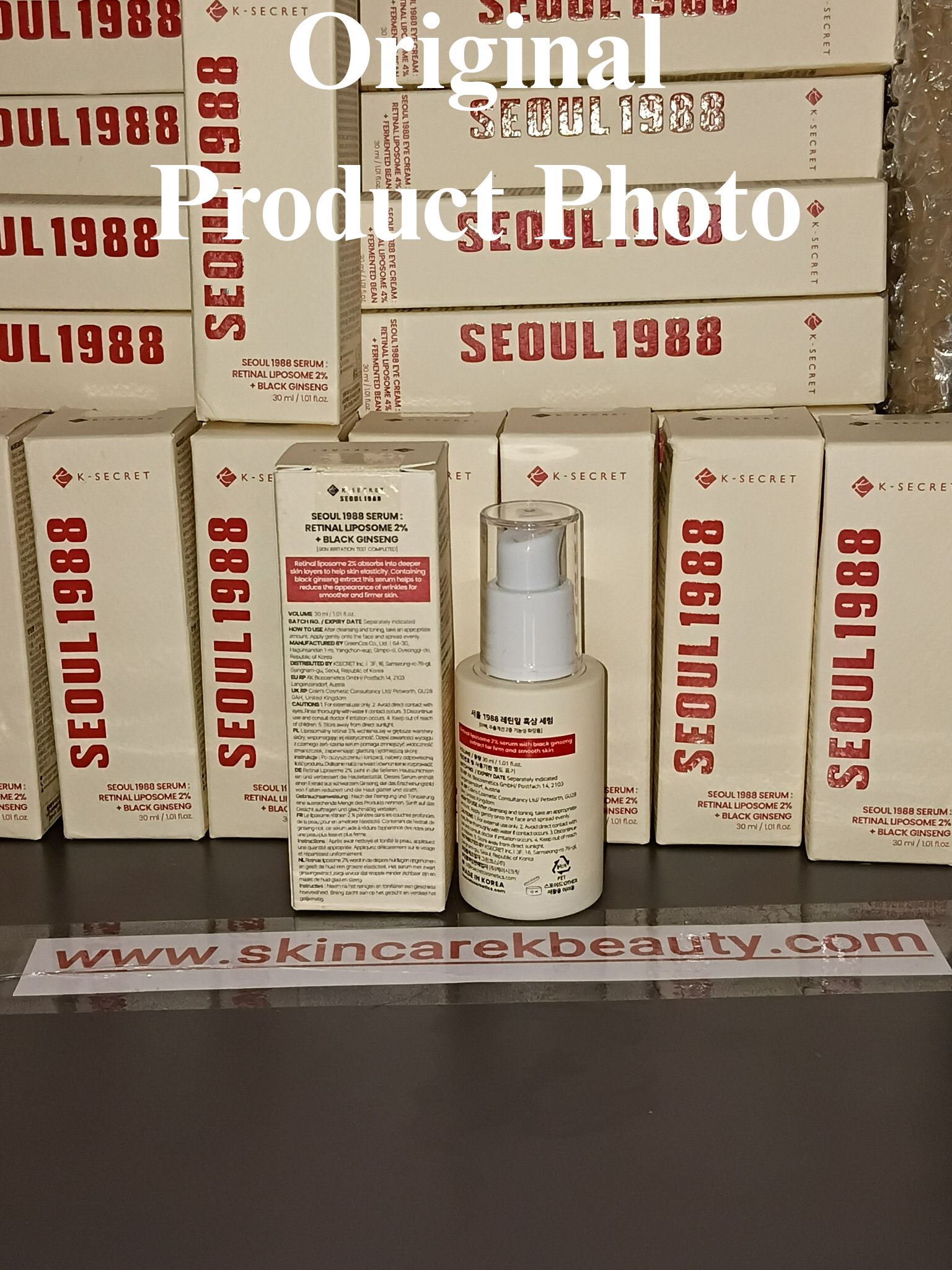 KSECRET SEOUL 1988 Serum Retinal Liposome 2% + Black Ginseng
