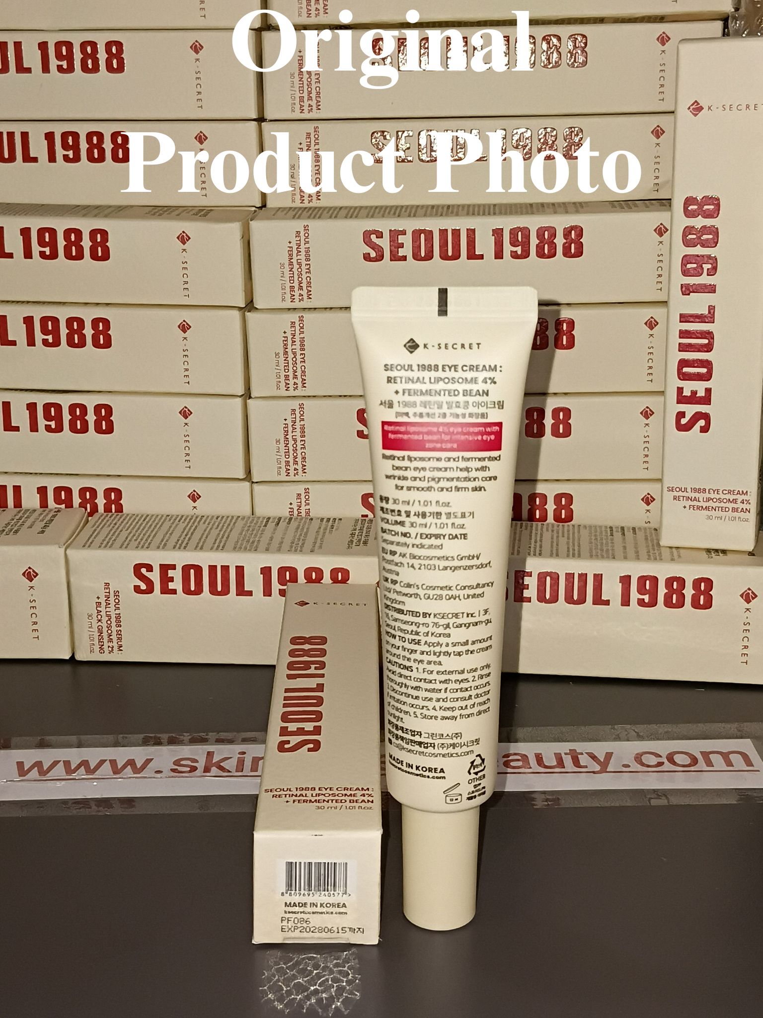SEOUL 1988 Eye Cream Liposome Retinal 4% + Fermented Soybeans