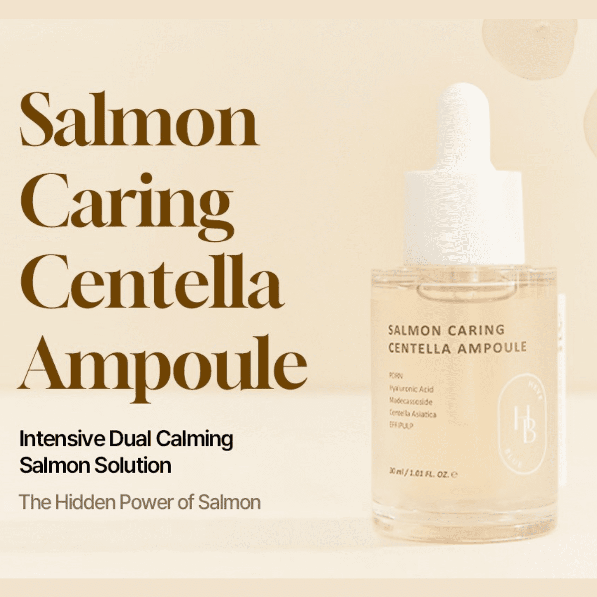Heveblue PDRN - Salmon Caring Centella Ampoule 30ml