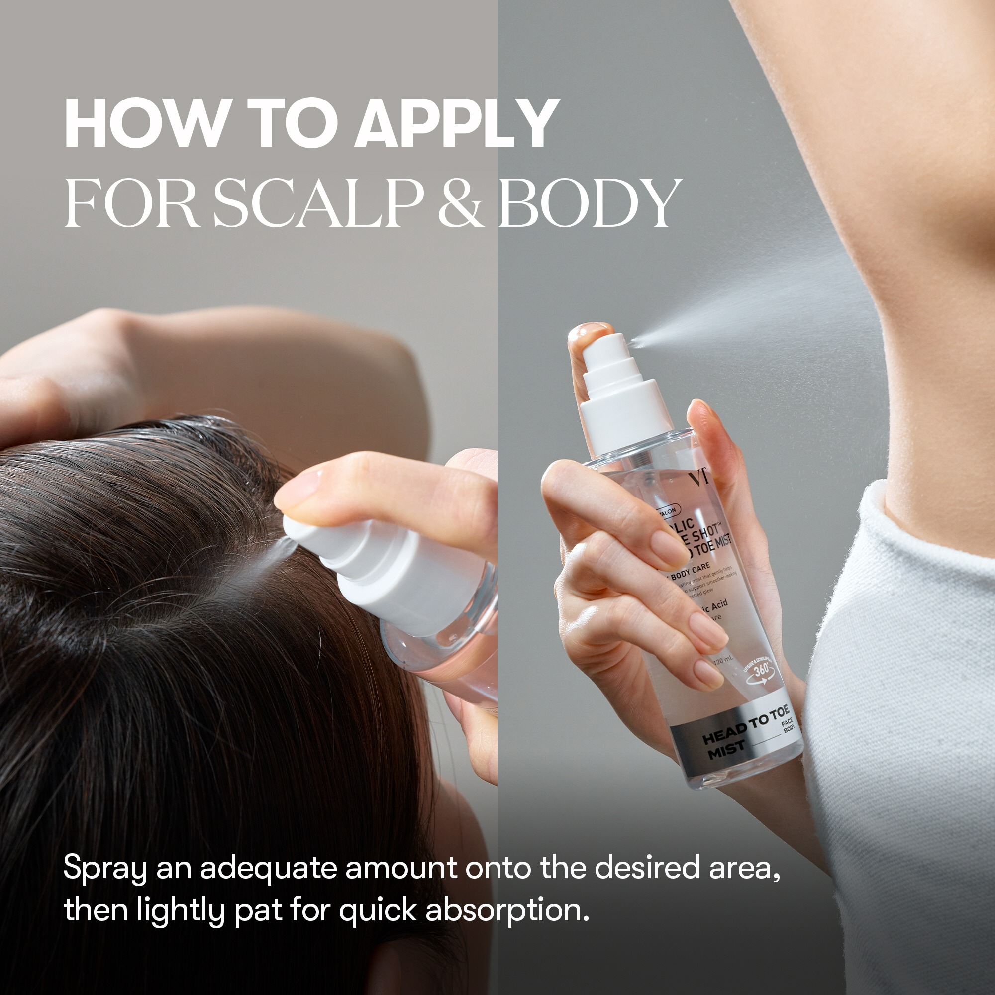  VT Cosmetics Glycolic Reedle Shot Head to Toe Mist 