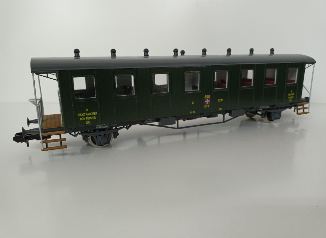 Voiture CFF 2 essieux