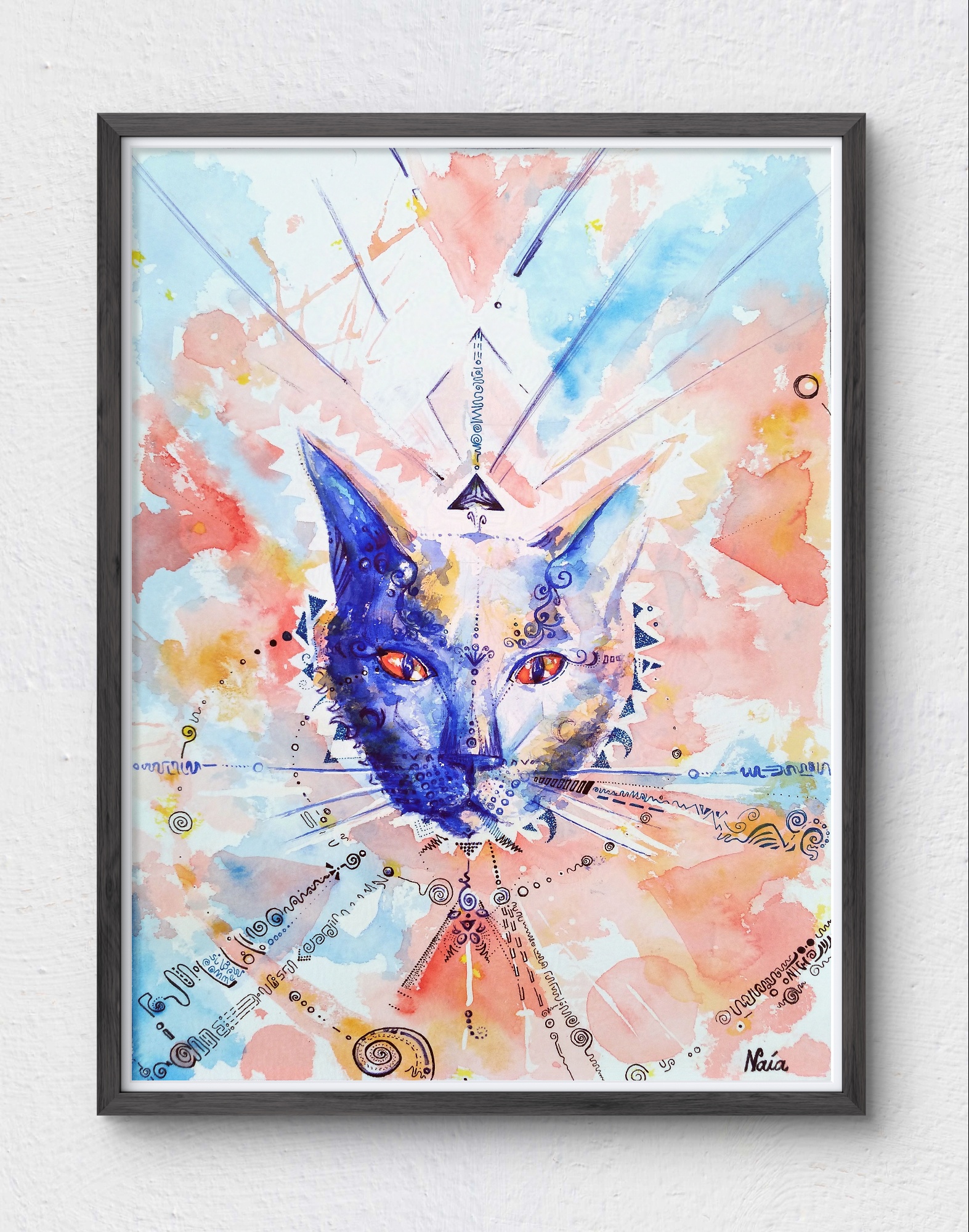 Galacticat - tirage d'art édition limitée