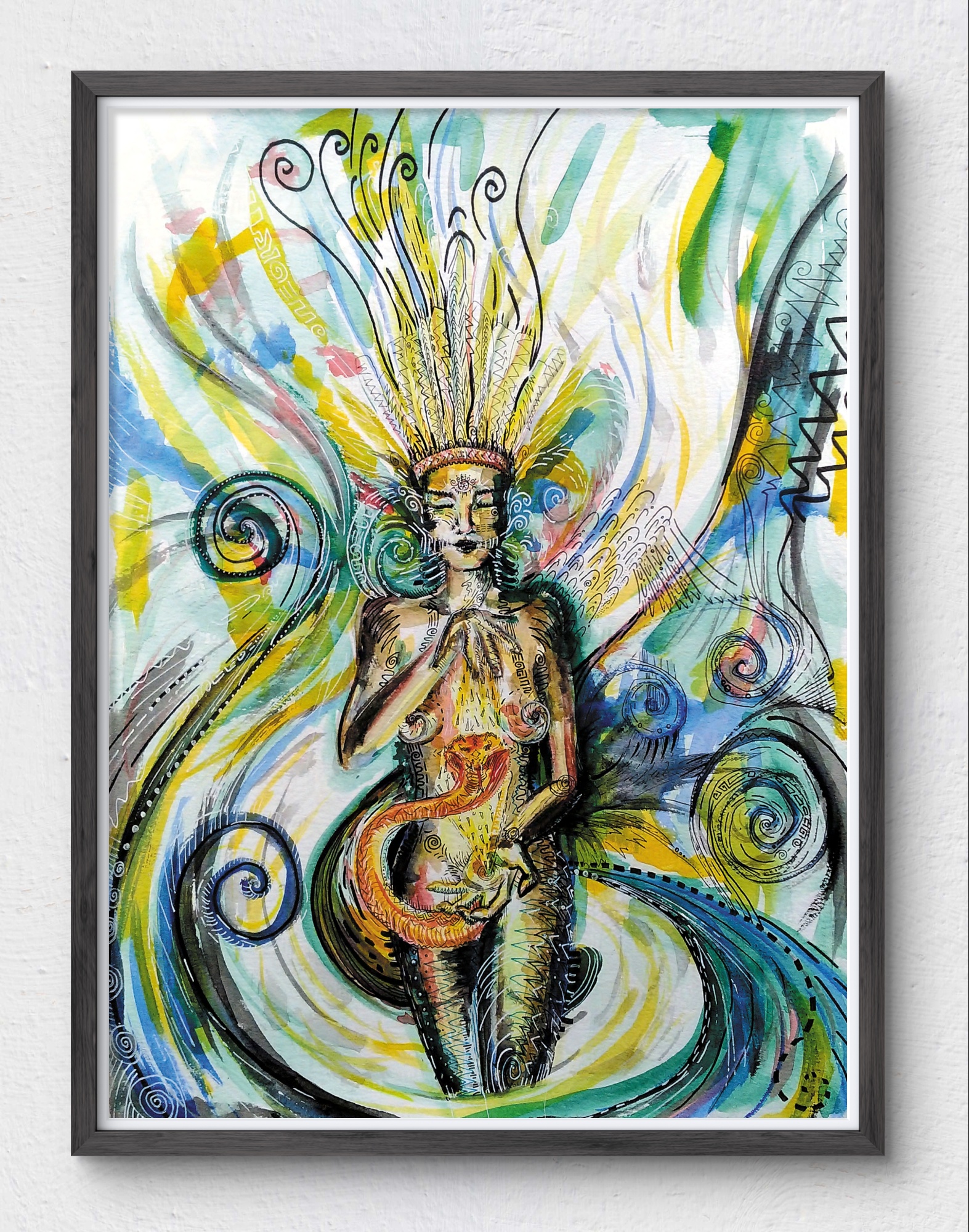Cabocla kundalini - tirage d'art édition limitée
