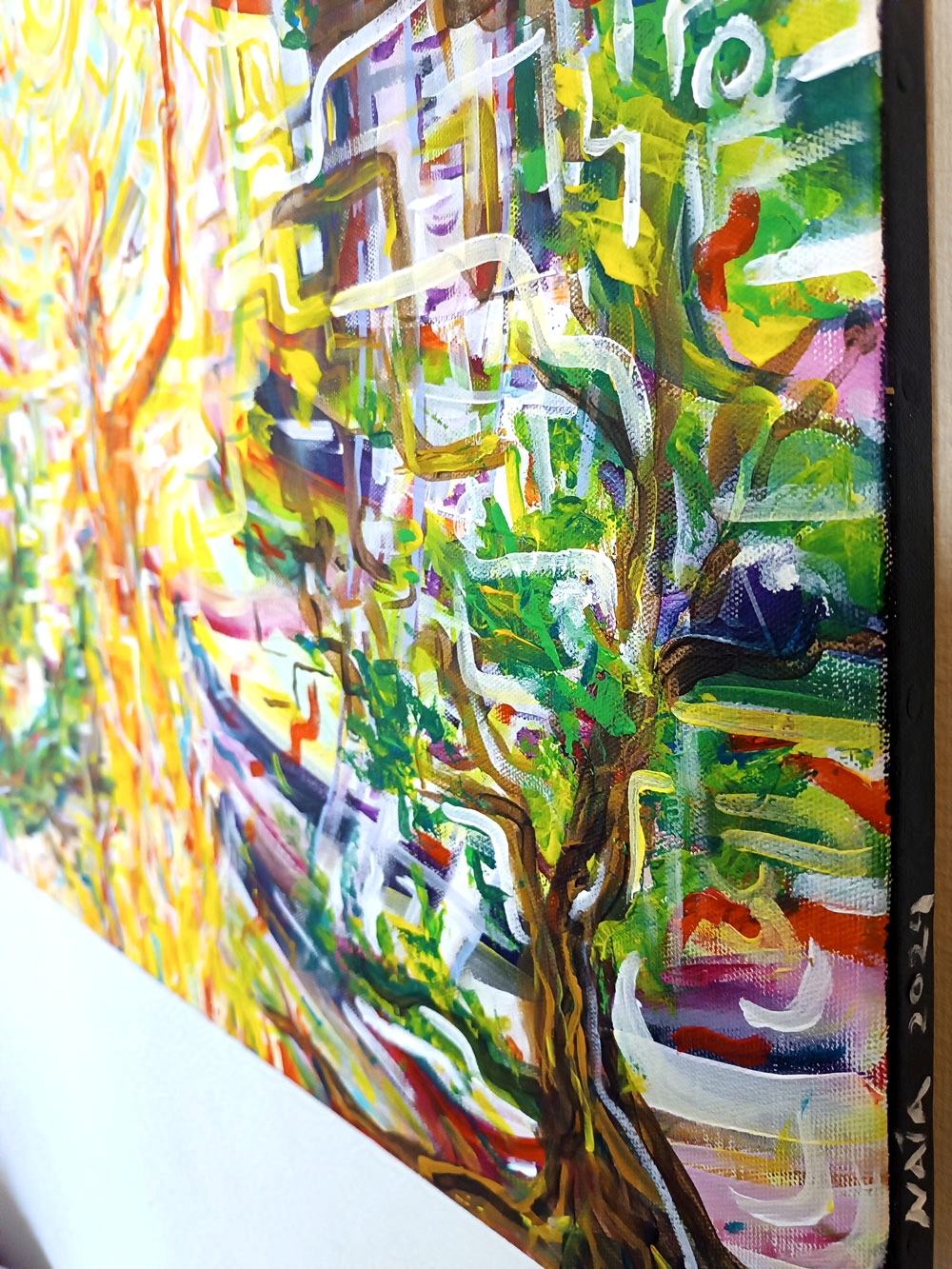 Vers un nouveau monde - peinture originale de Naia Nastasia