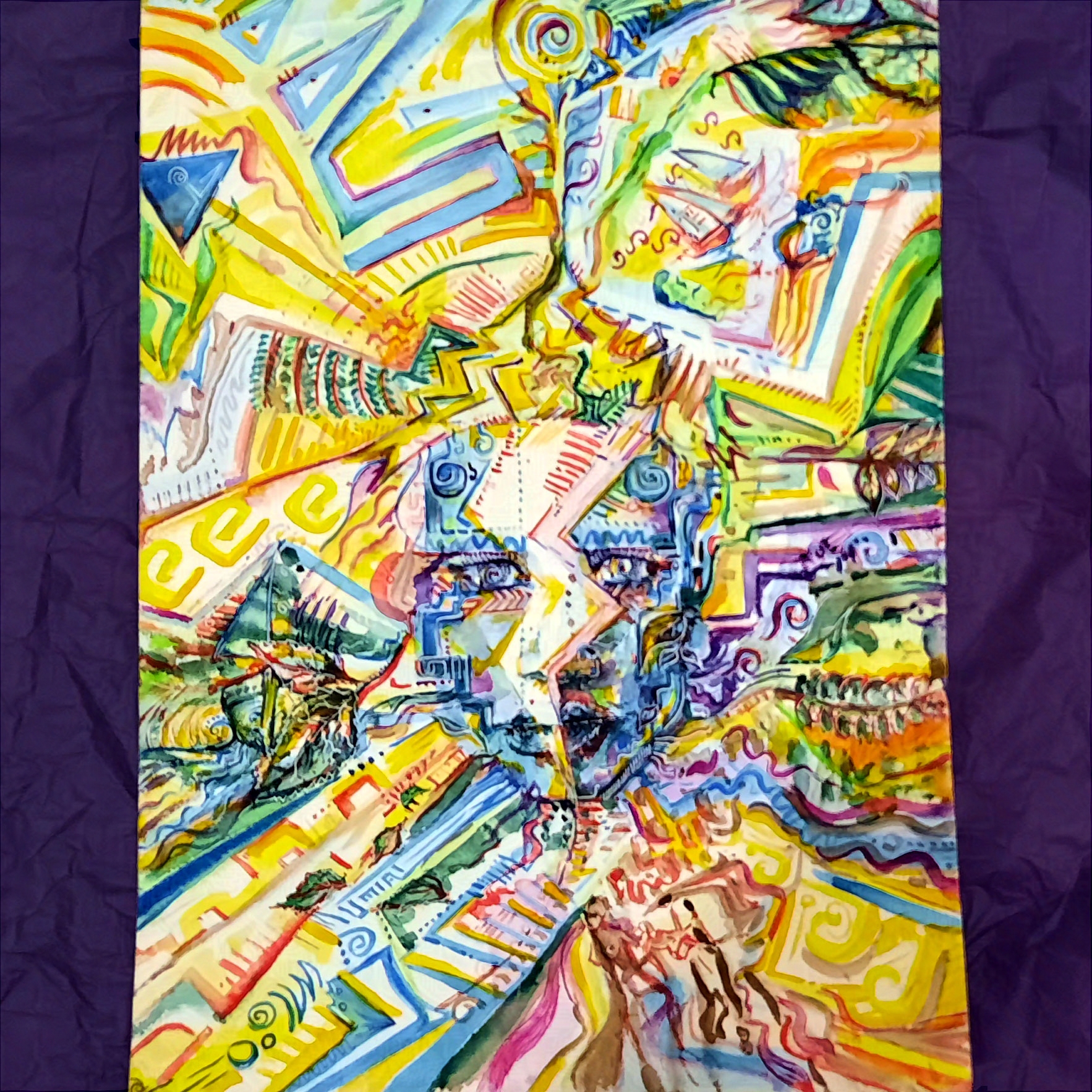 Reine des rêves - aquarelle originale de Naia Nastasia