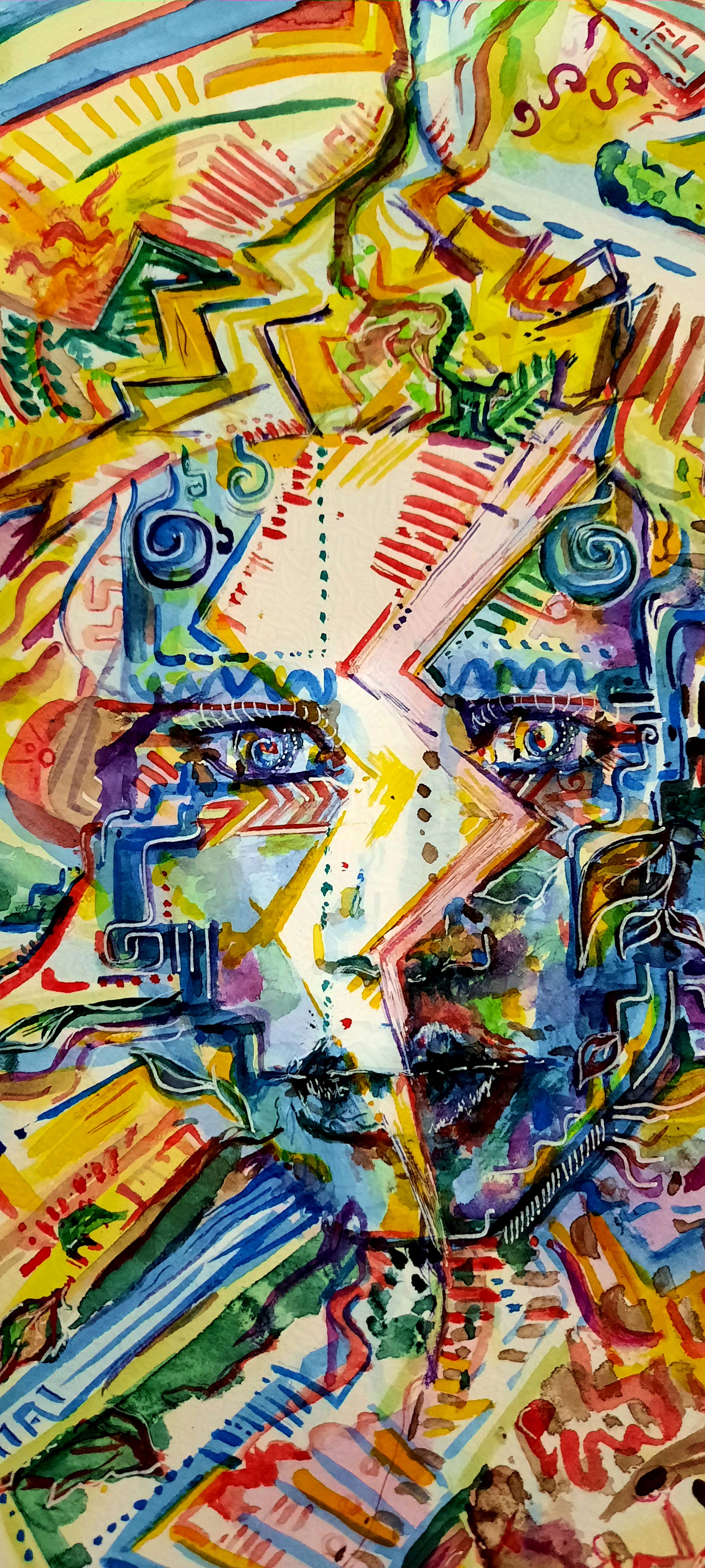 Reine des rêves - aquarelle originale de Naia Nastasia