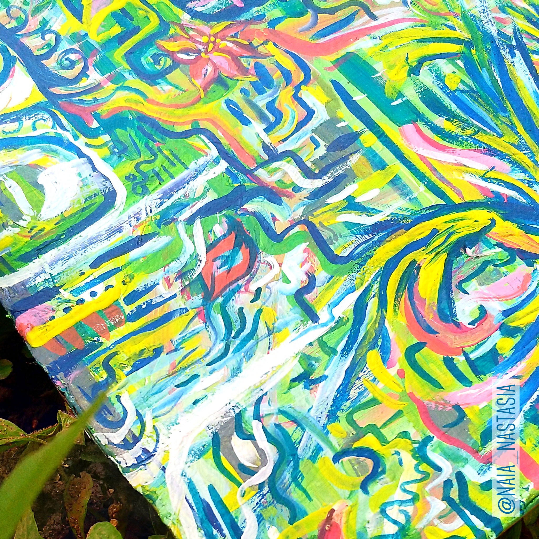 Araras - peinture originale de Naia Nastasia
