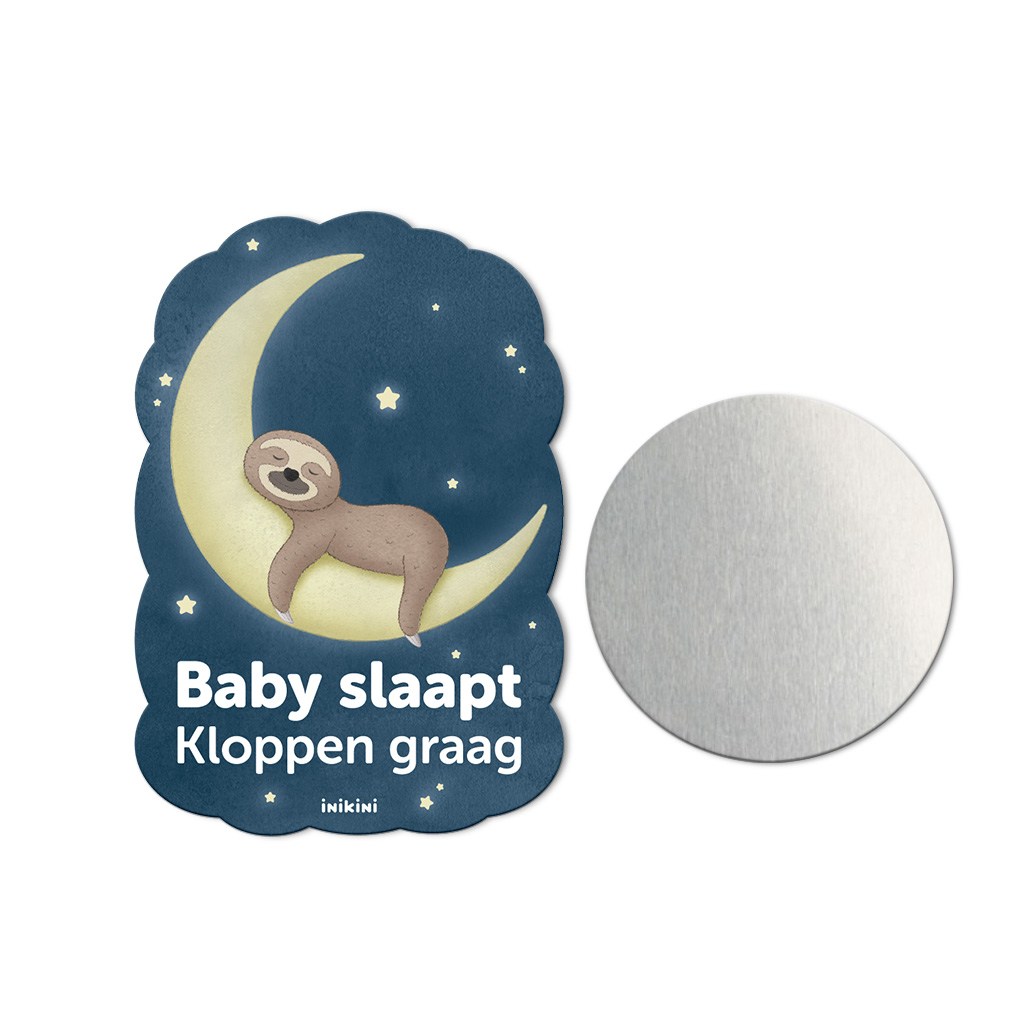 'Baby Slaapt' Magneetsticker
