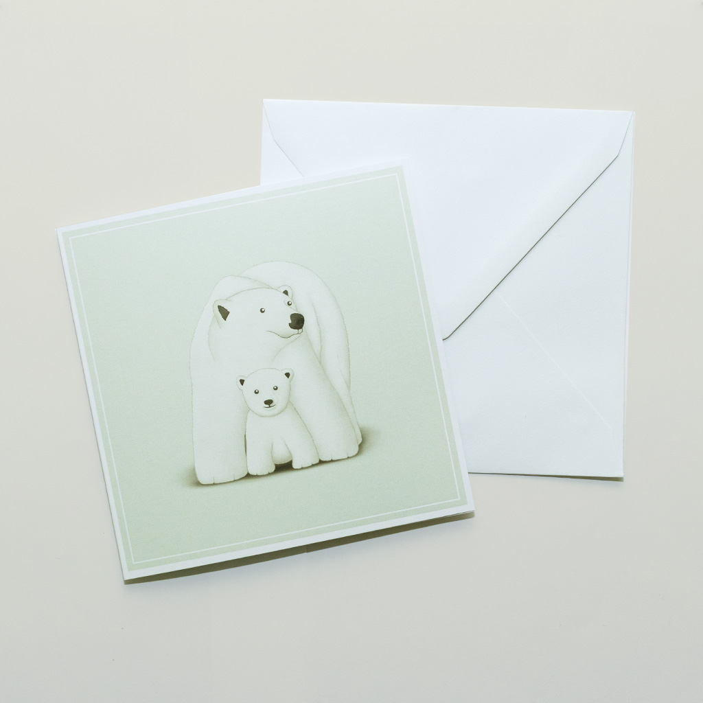 Wenskaarten Ouder en Kind Dieren (Set van 6)