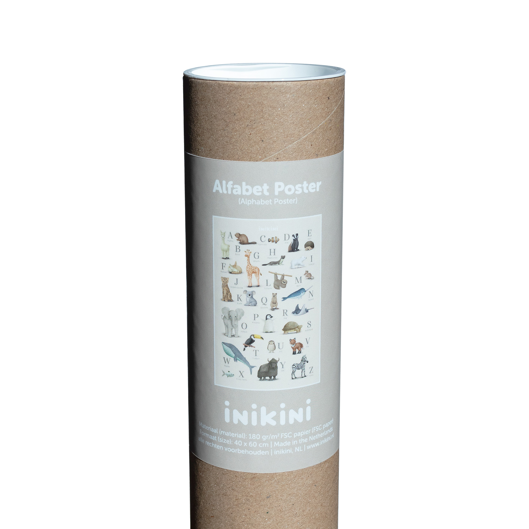 Dieren Alfabet Poster