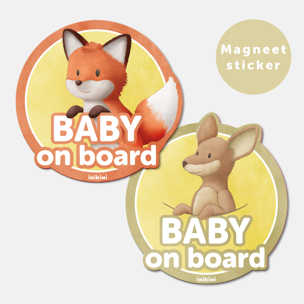 'Baby on board' magneetsticker