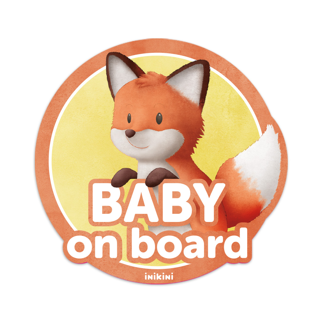 'Baby on board' Raamsticker
