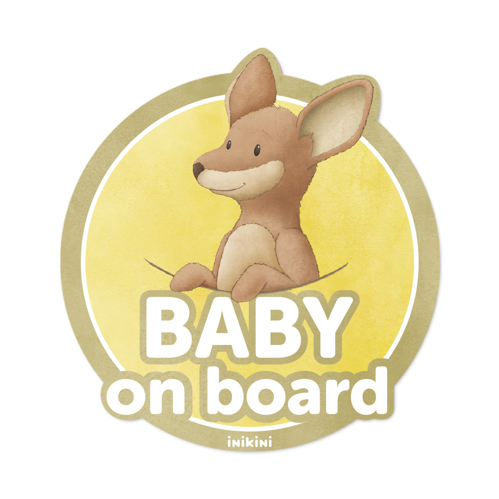 'Baby on board' Raamsticker