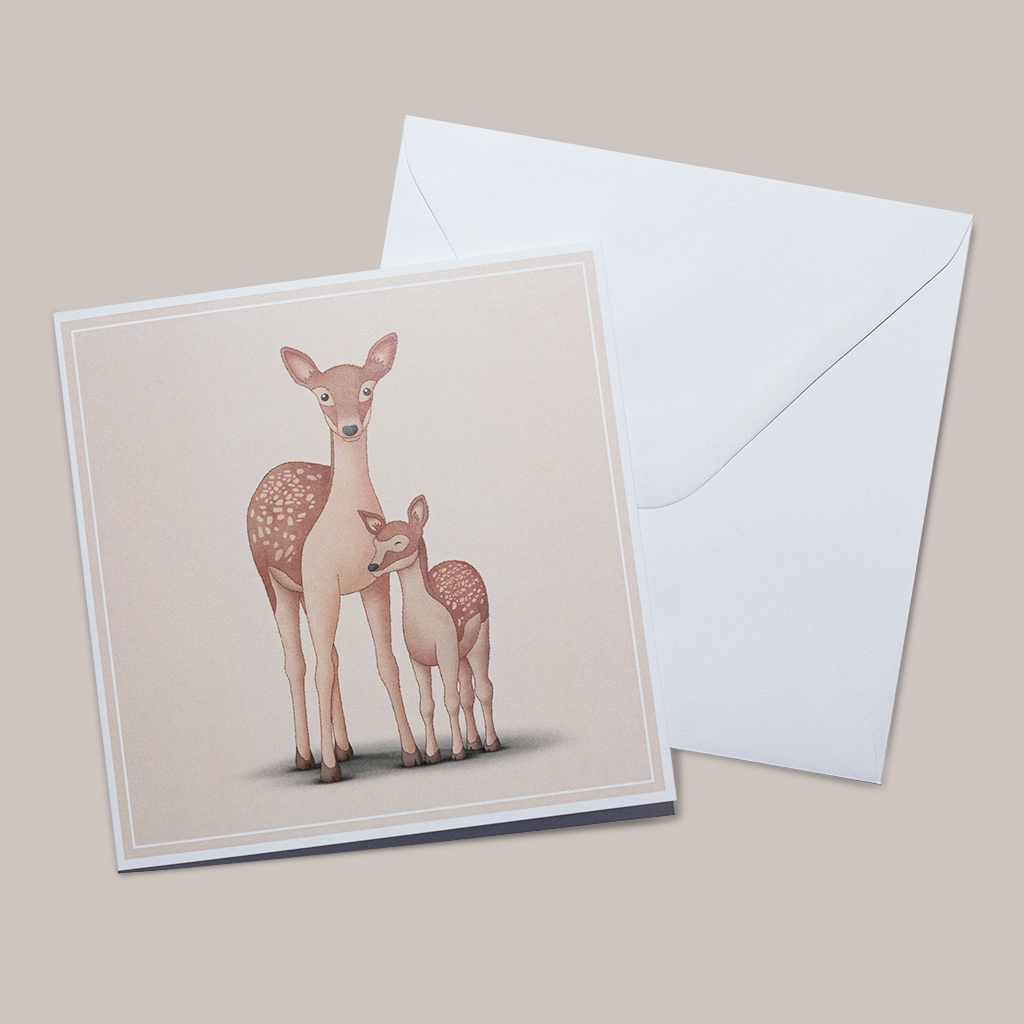 Wenskaarten Ouder en Kind Dieren Vol.2 (Set van 6)