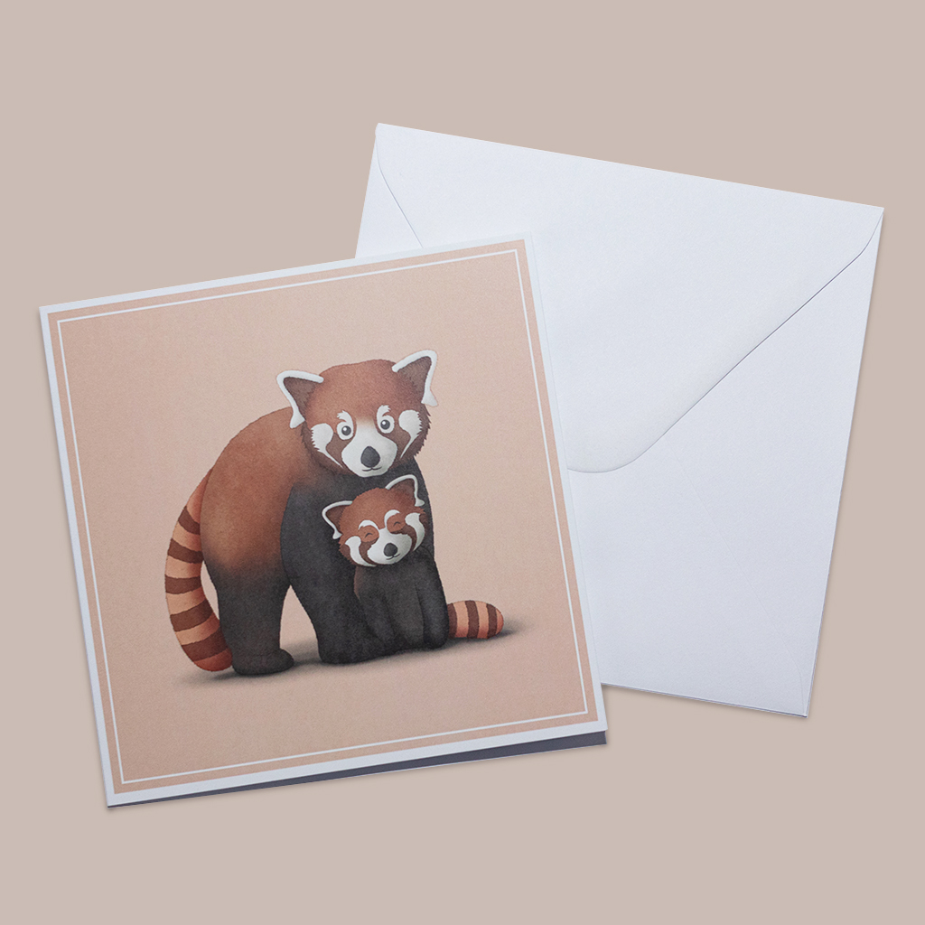 Wenskaarten Ouder en Kind Dieren Vol.2 (Set van 6)