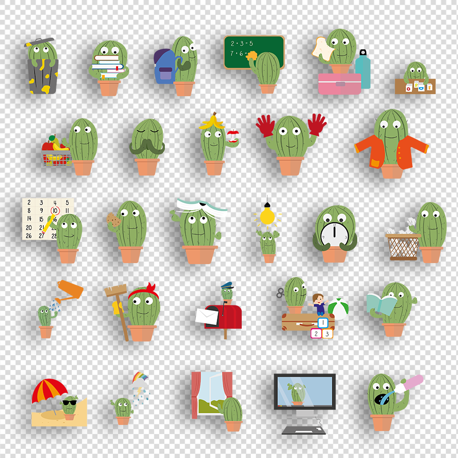 Cactus - All-in-one pakket Takenbord