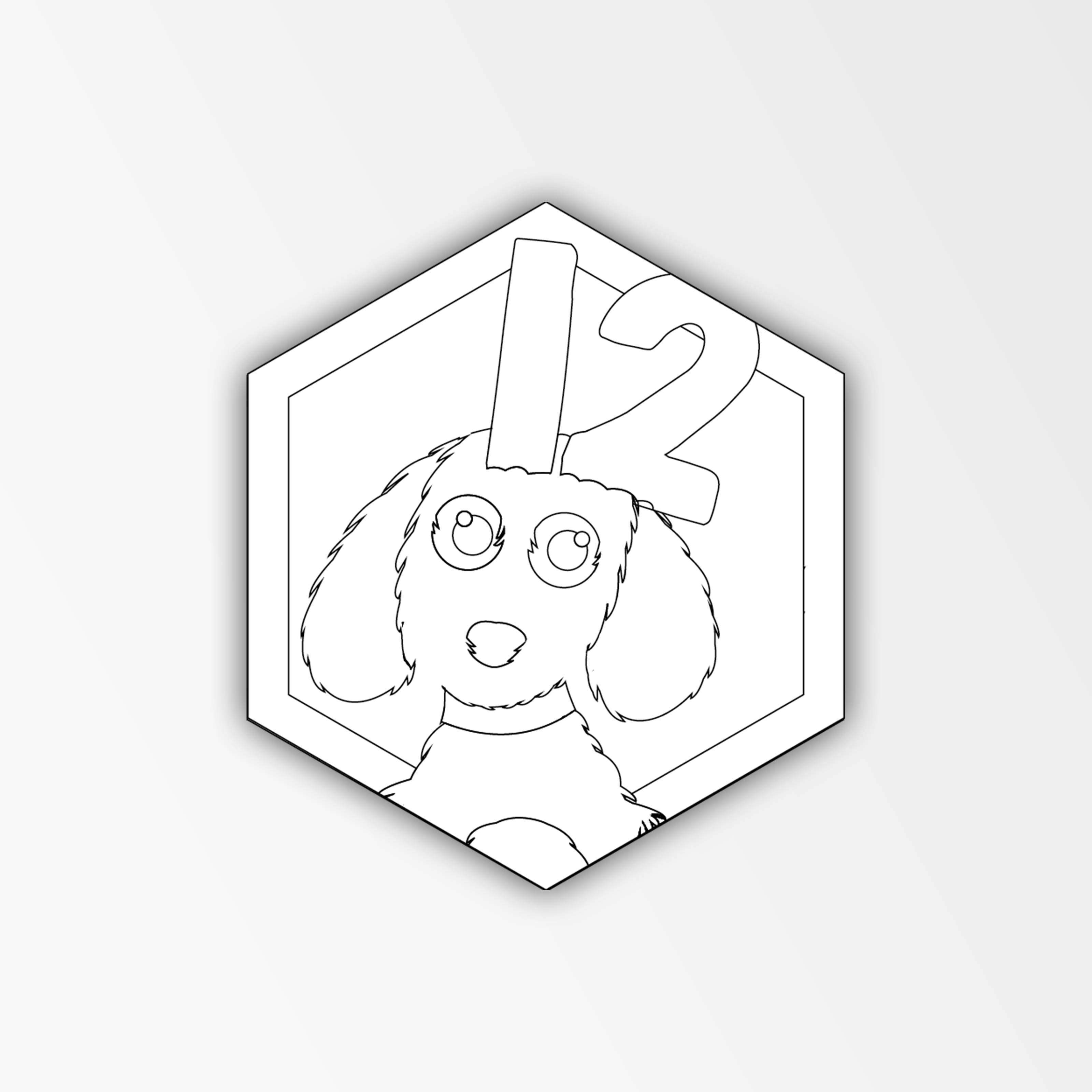 Teckel - Kleurrijke klasnummers