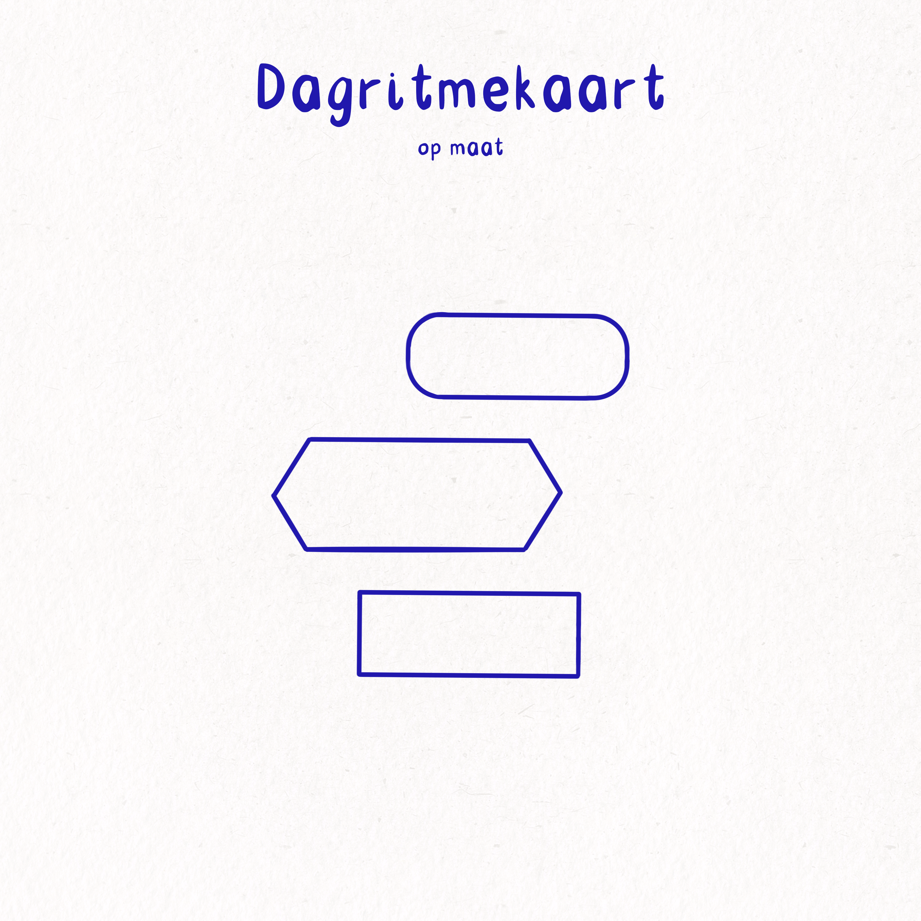 Dagritmekaart op maat