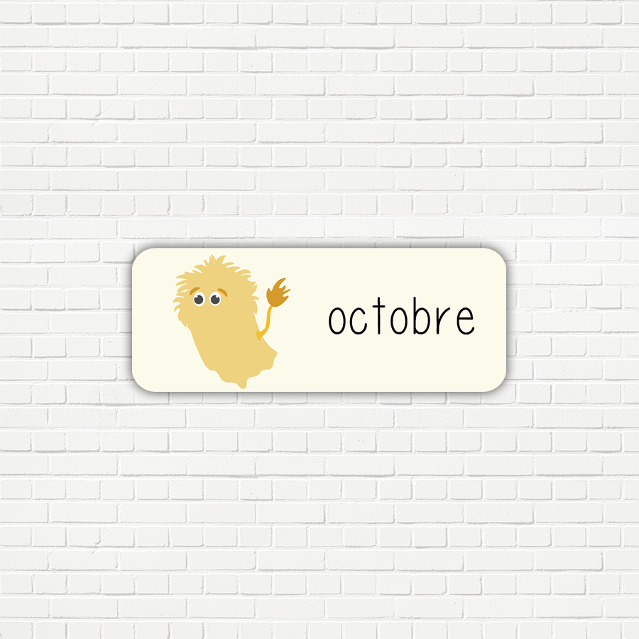 Leeuw - Maandkaarten Frans