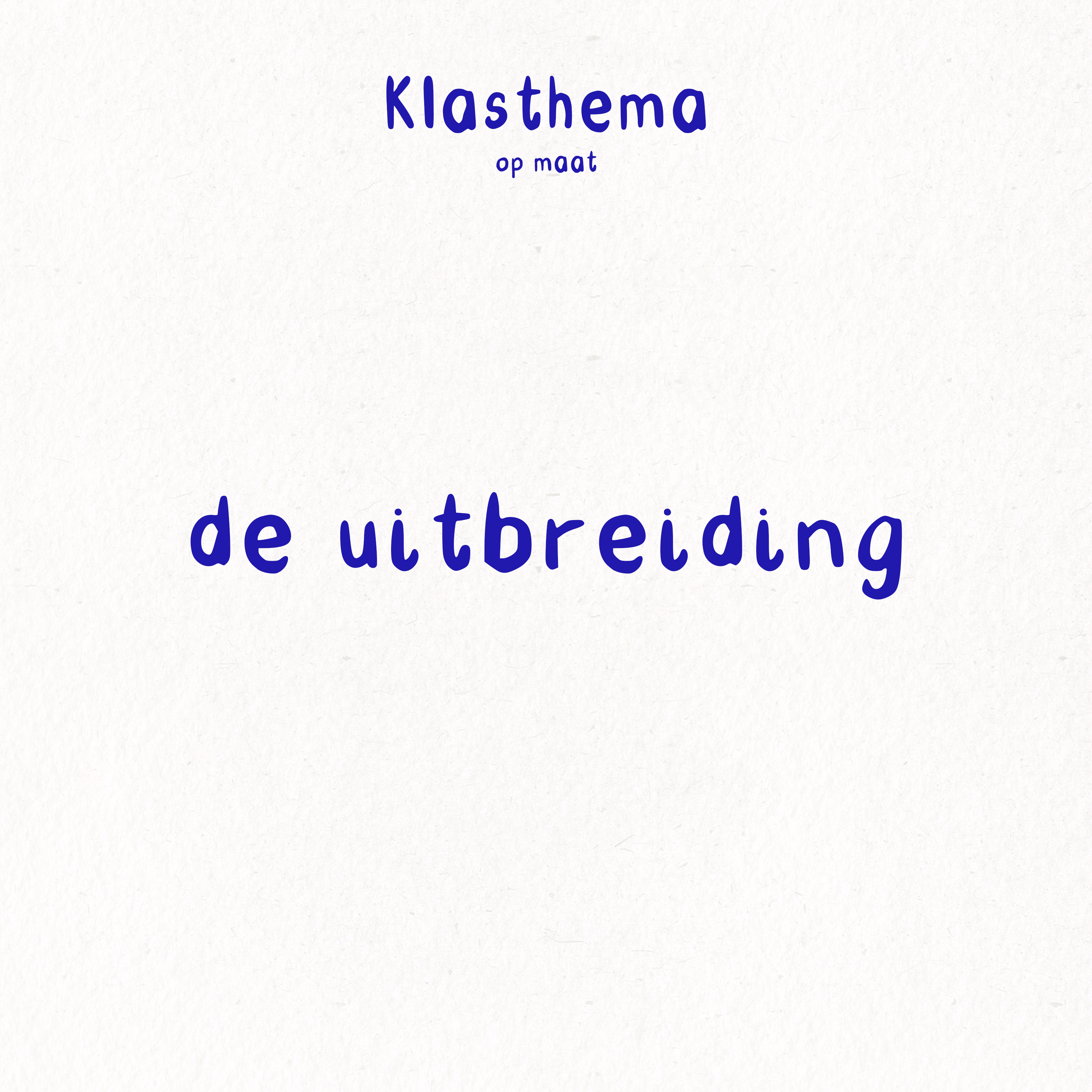 Klasthema Op Maat - Uitbreiding