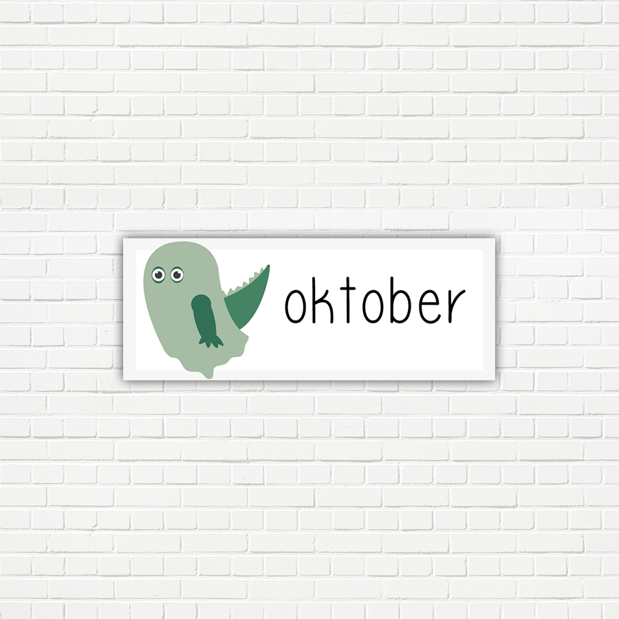 Krokodil - Maandkaarten