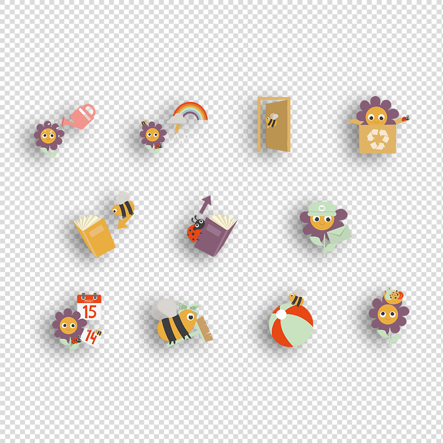 Insecten - Takenbord Transparant