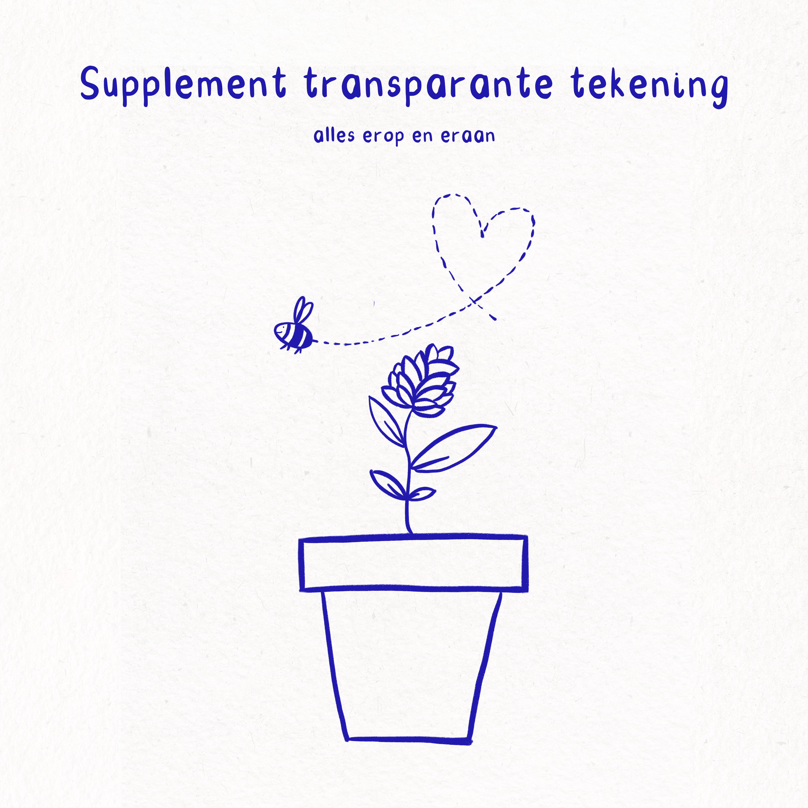Supplement transparante tekening - Alles Erop En Eraan