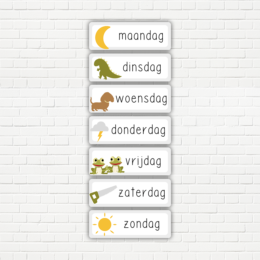 Kikker - Dagen van de week