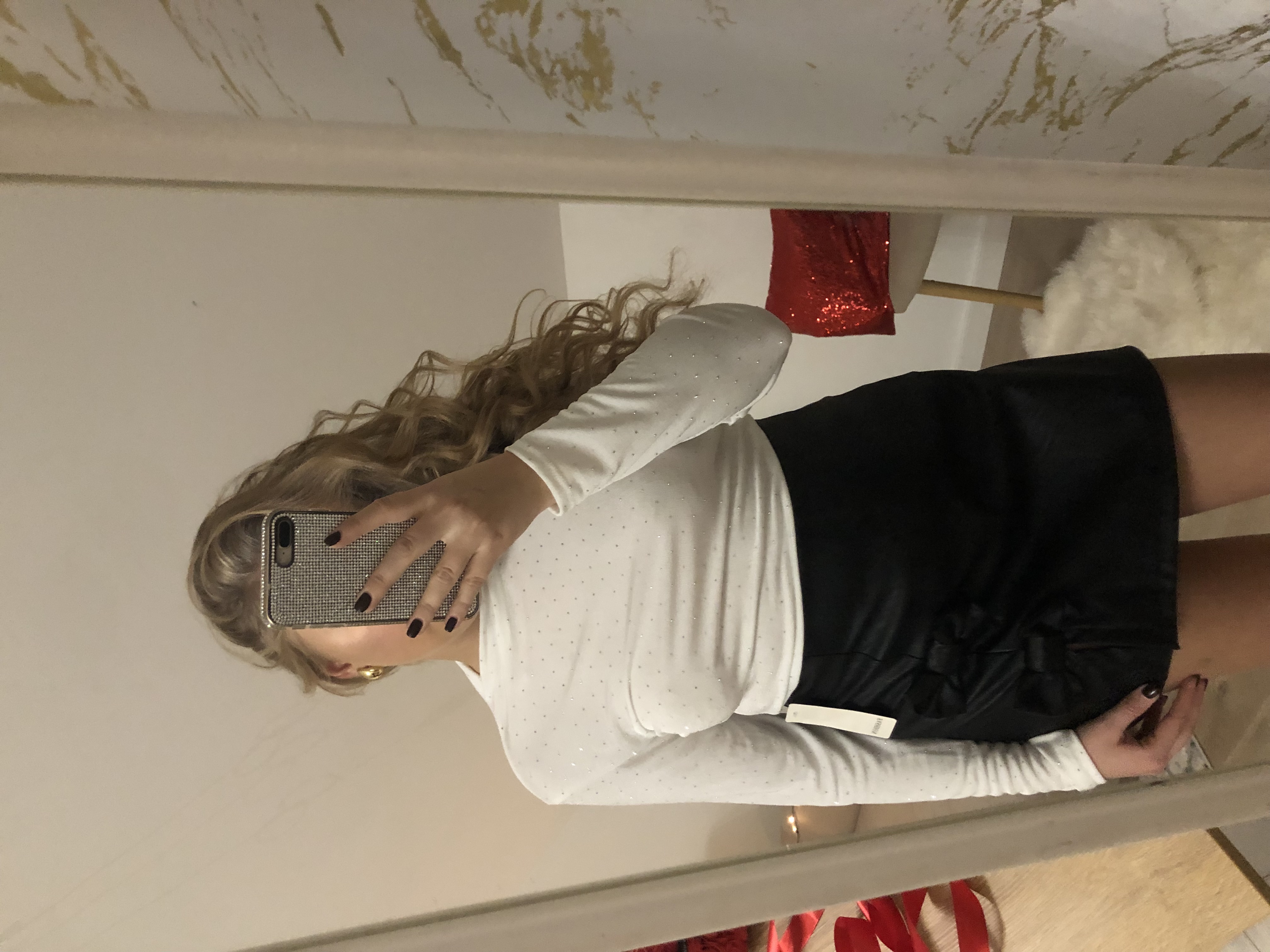 Damska bluzka z długim rękawem