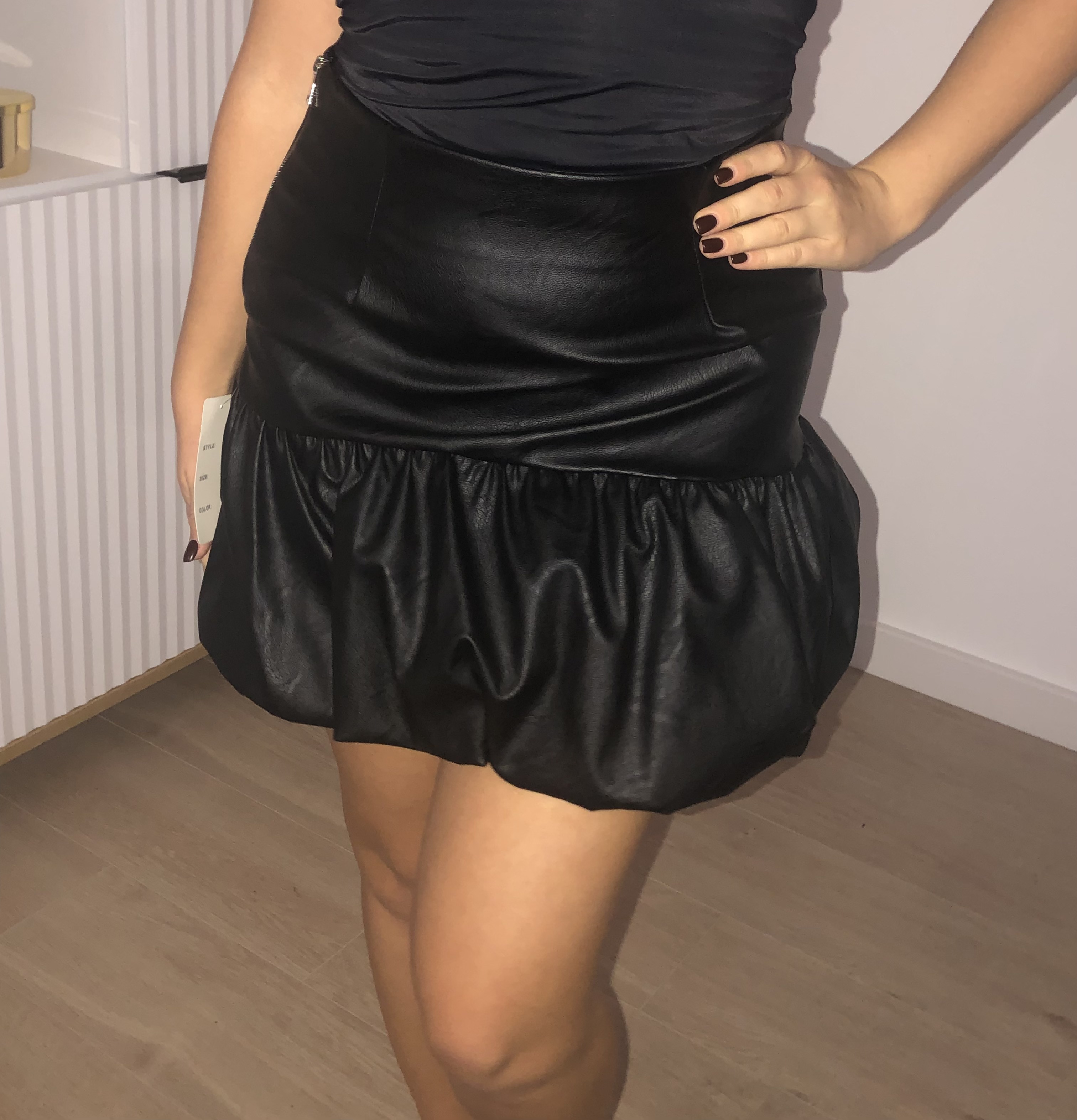 Spódnica skórzana