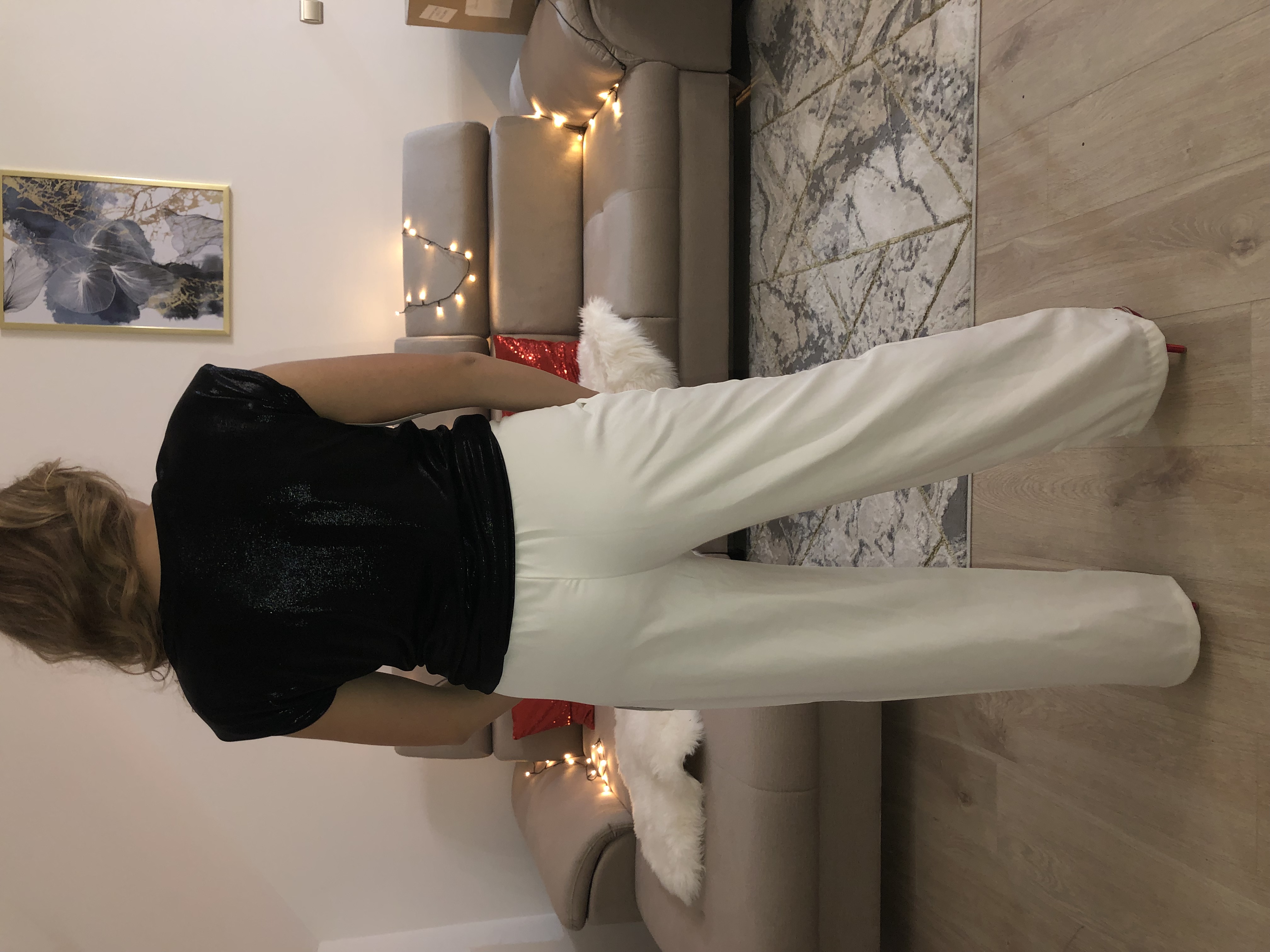 Spodnie białe eleganckie