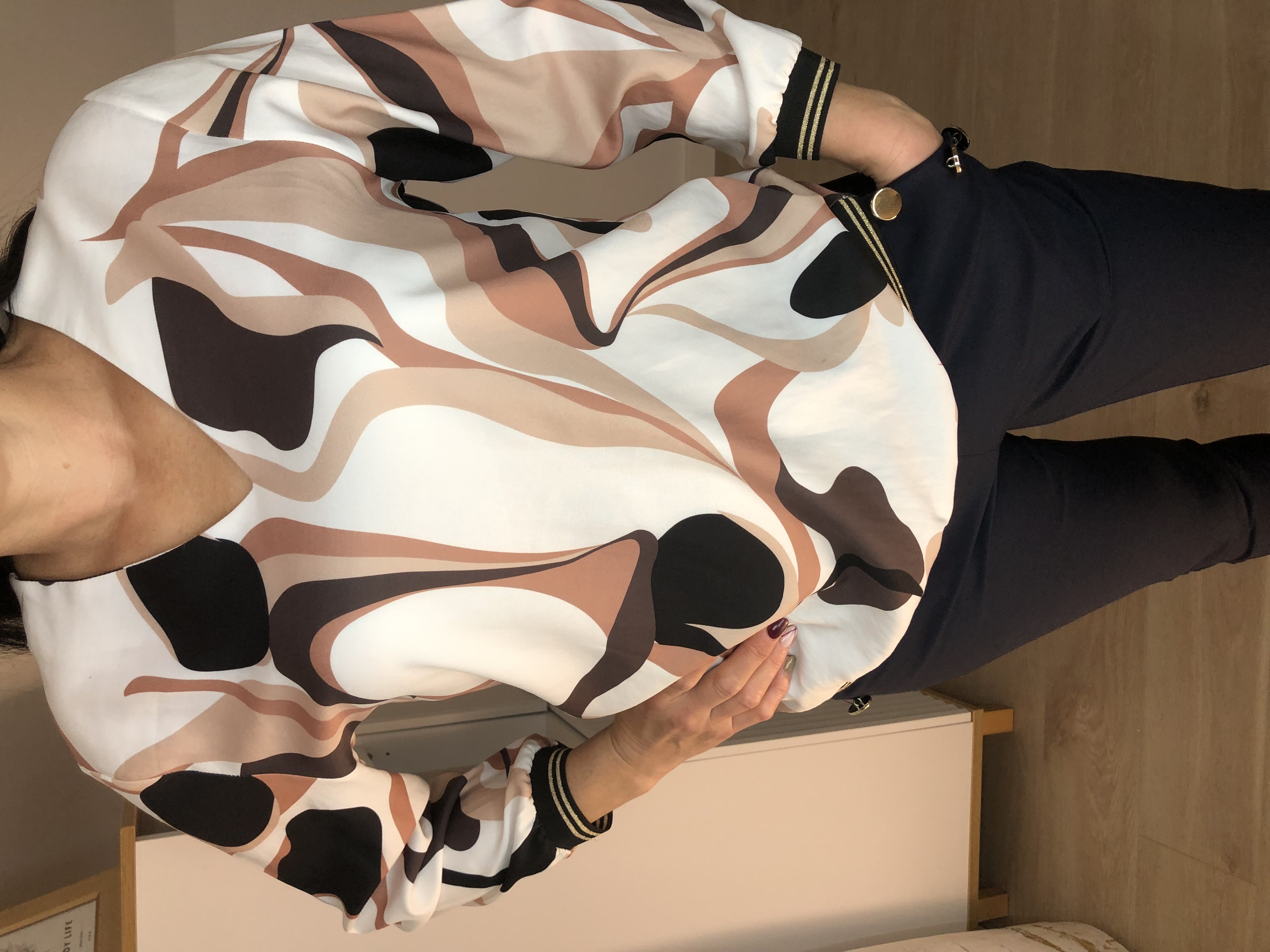 Bluzka damska z wzorem