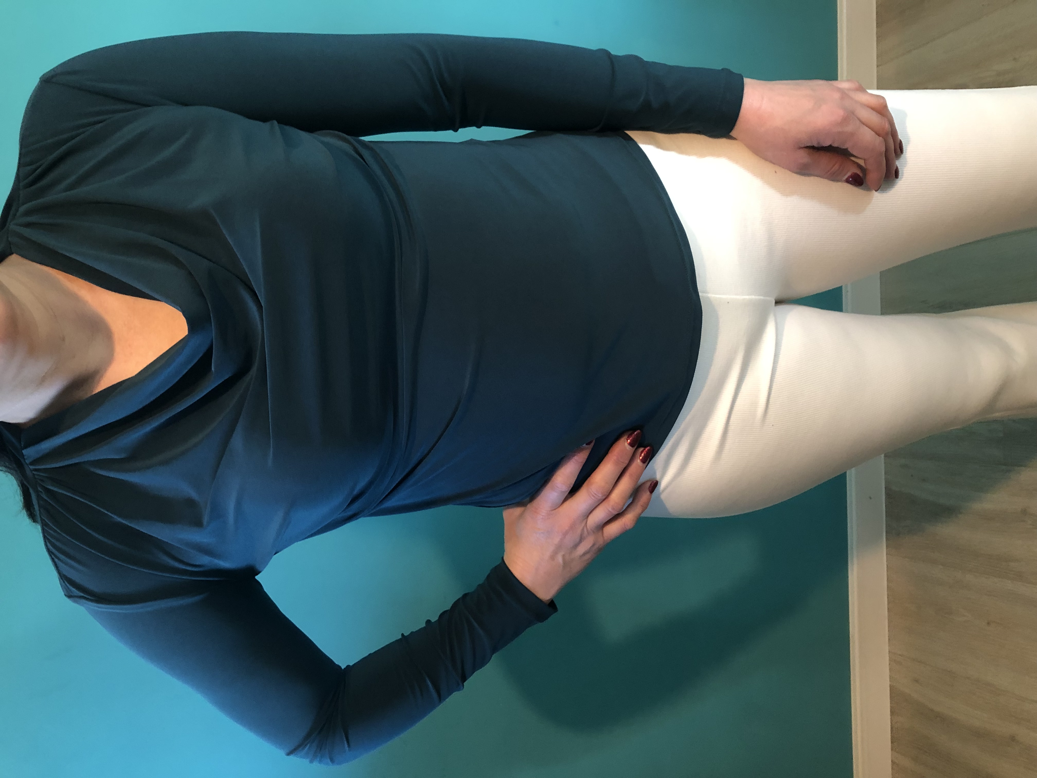 Damska koszulka z długim rękawem