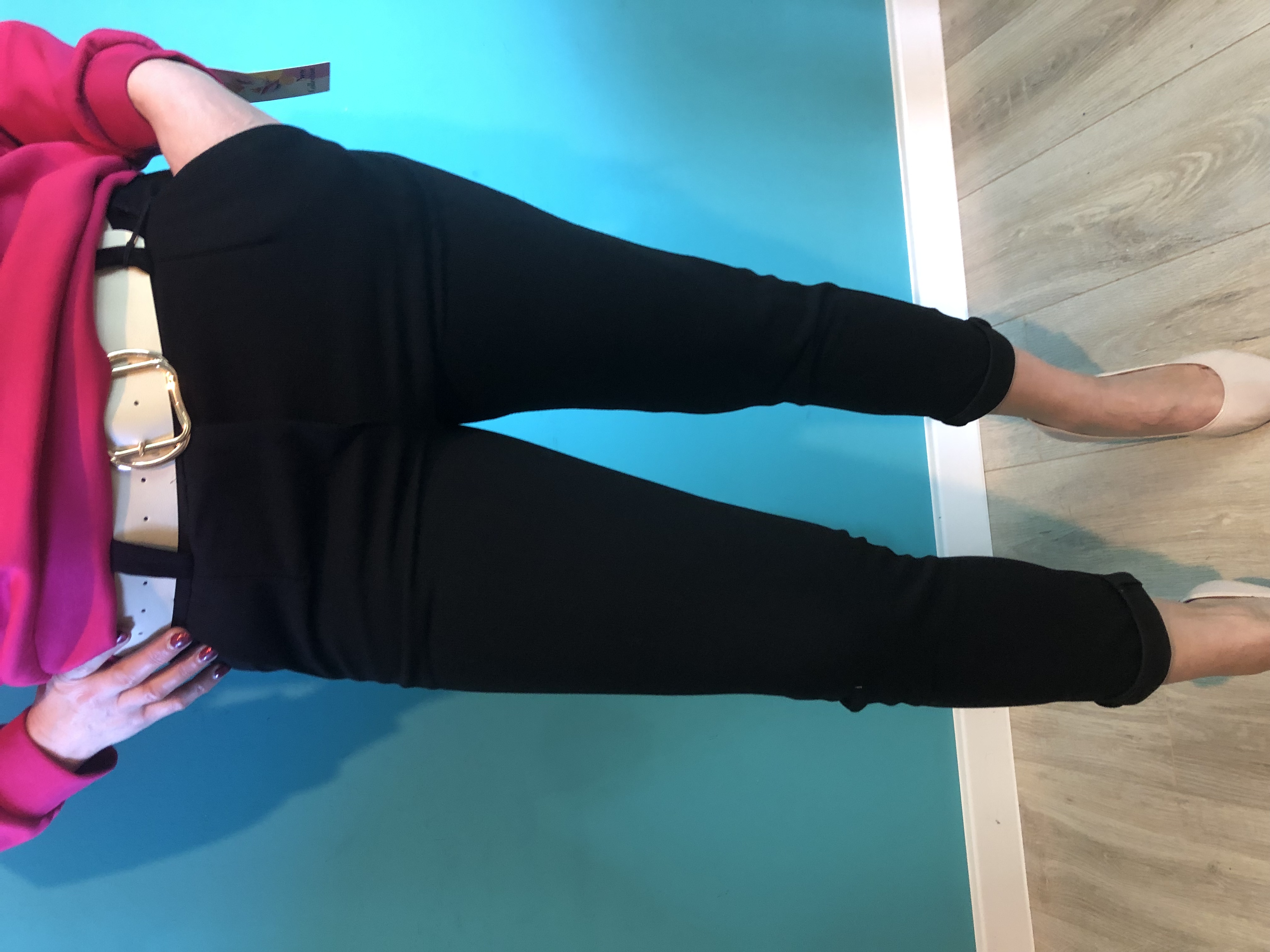 Eleganckie czarne spodnie damskie