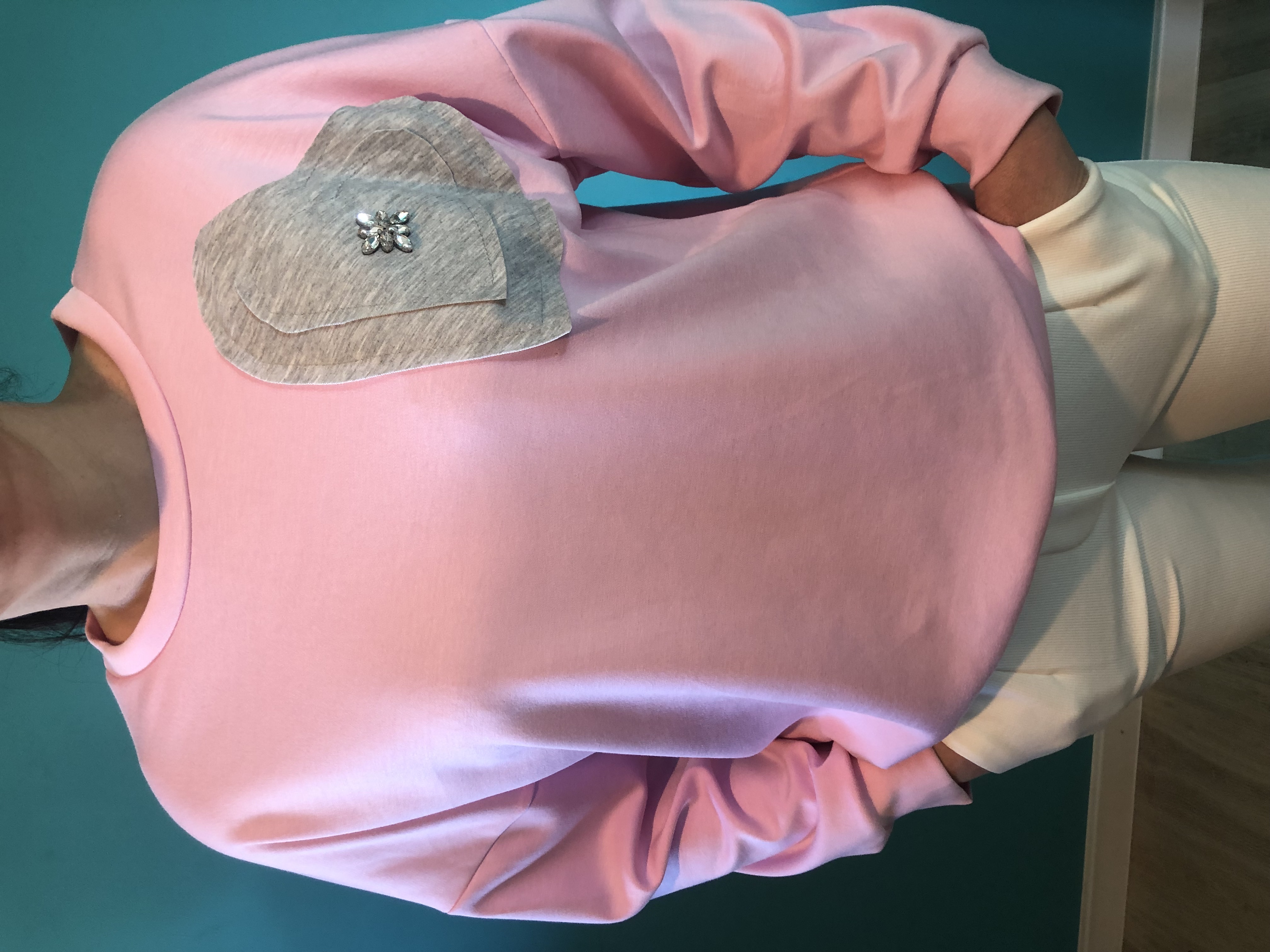 Różowa bluzka damska