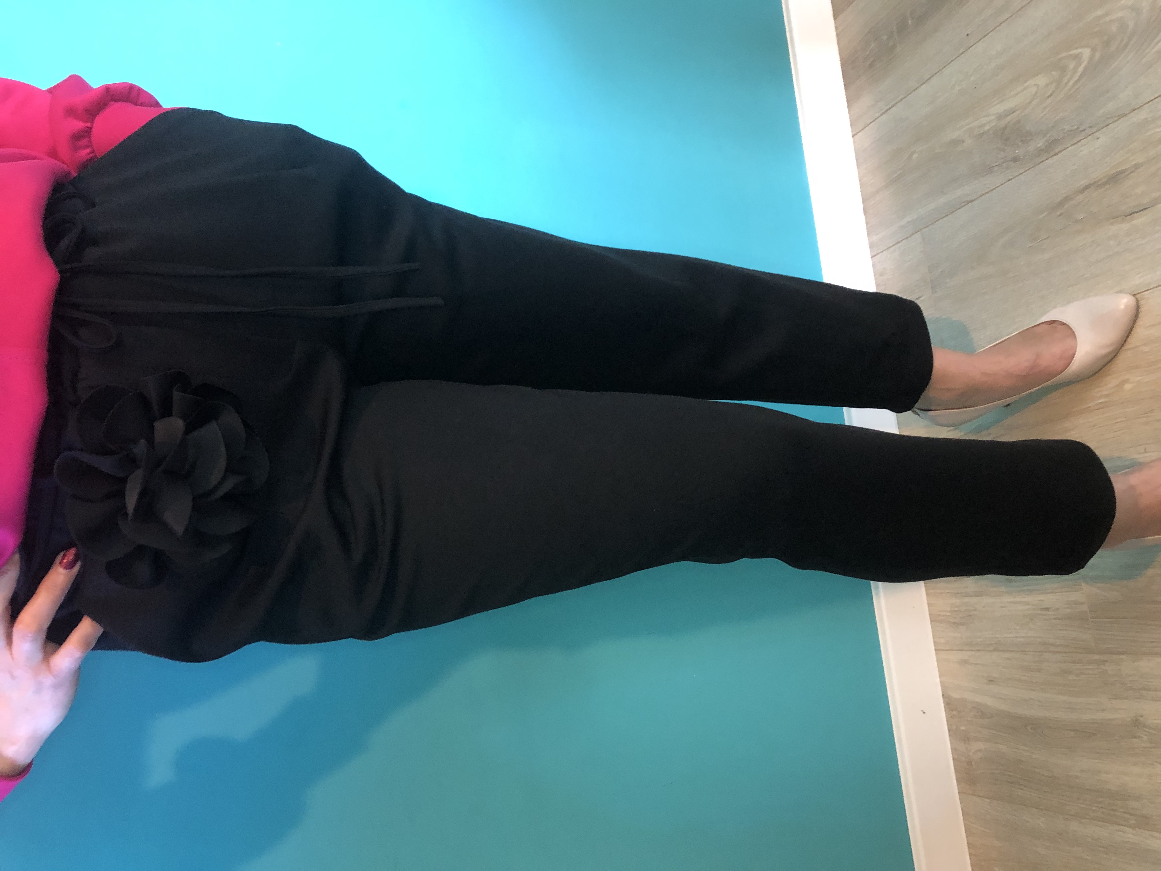 Czarne spodnie damskie