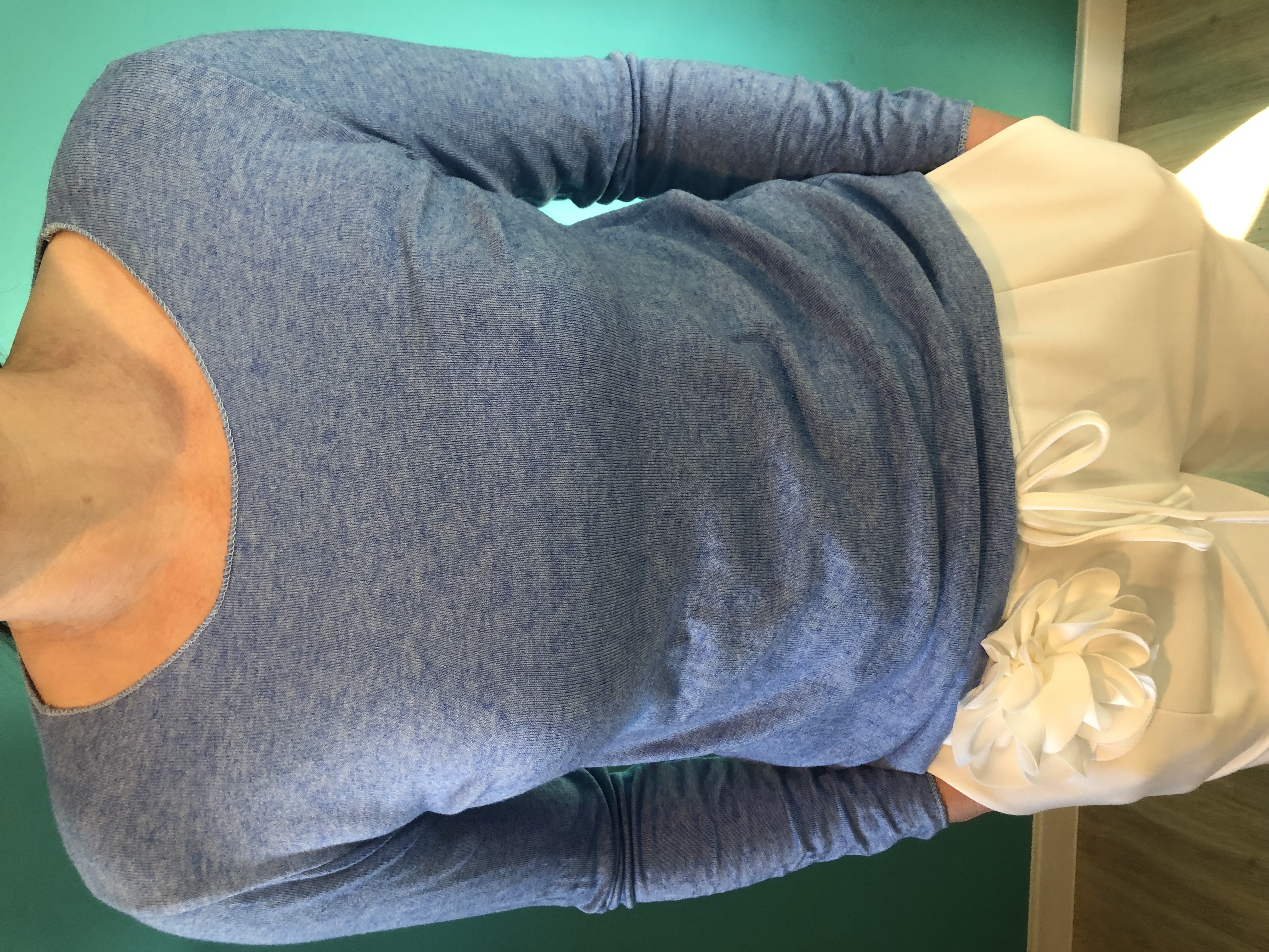 Niebieska bluzka damska